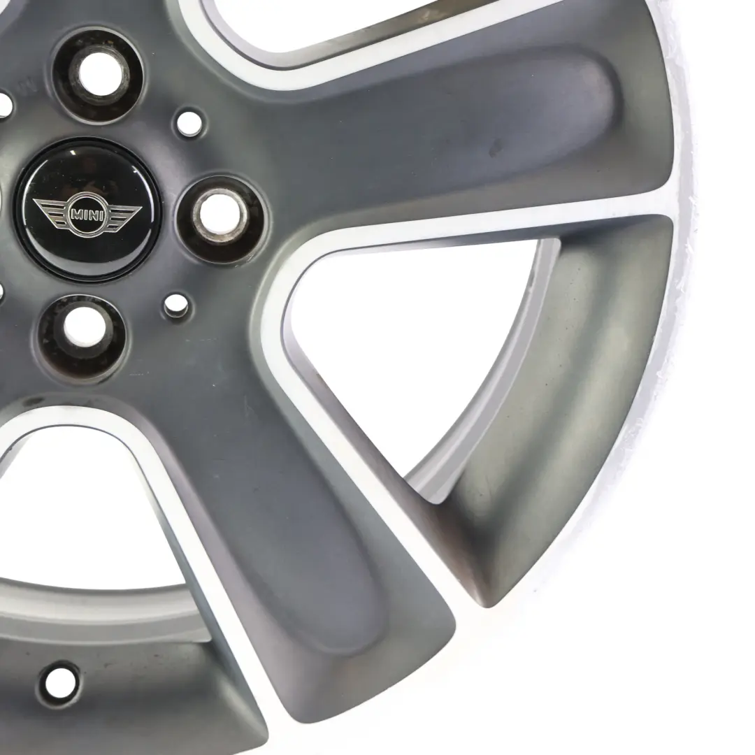 Mini Cooper One R55 R56 R57 Wheel Alloy Rim 17" 7J ET:48 Black Star Bullet 111 - SKU 6784124-7 - Part number 6784124