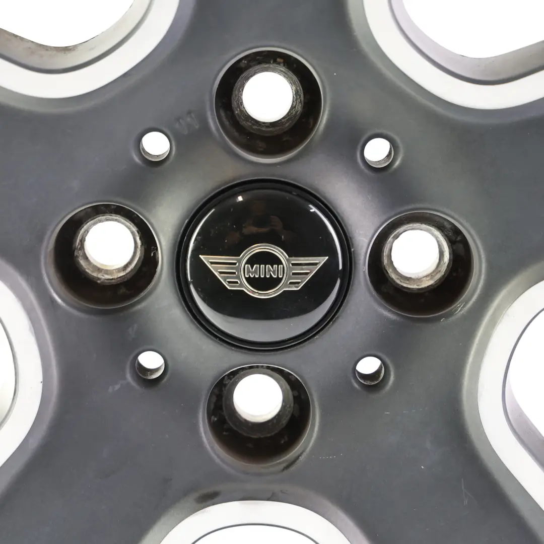 Mini Cooper One R55 R56 R57 Wheel Alloy Rim 17" 7J ET:48 Black Star Bullet 111 - SKU 6784124-7 - Part number 6784124