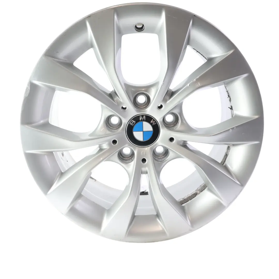 Argento Cerchio In Lega 17" A Raggi V 318 Et:34 7,5J per BMW X1 E84 con numero di parte 6789141 BMW X1 E84 Argento Cerchio In Lega 17" A Raggi V 318 Et:34 7,5J - SKU 6789141-1 - Numero di parte 6789141