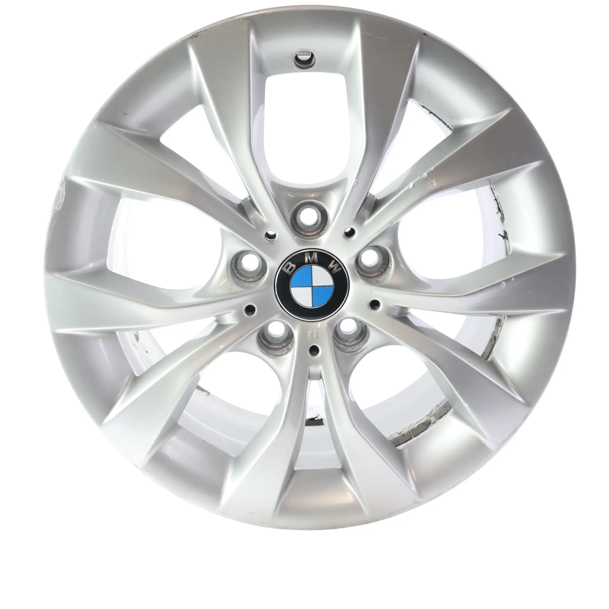 BMW X1 E84 Argento Cerchio In Lega 17" A Raggi V 318 Et:34 7,5J 6789141
