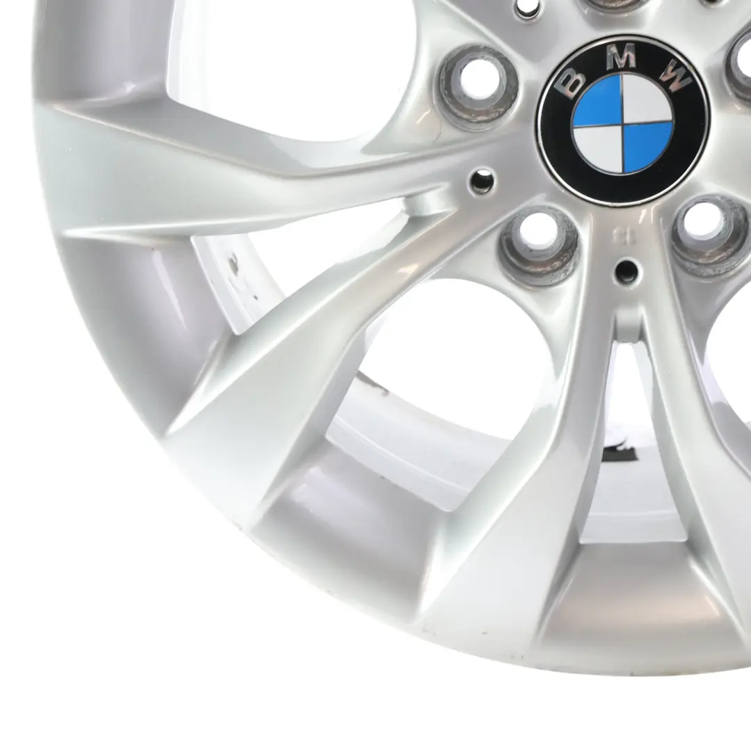 Alloy Rim 17" V spoke 318 ET:34 7,5J to BMW X1 Series E84 Silver Wheel with Part number 6789141 BMW X1 Series E84 Silver Wheel Alloy Rim 17" V spoke 318 ET:34 7,5J - SKU 6789141-1 - Part number 6789141
