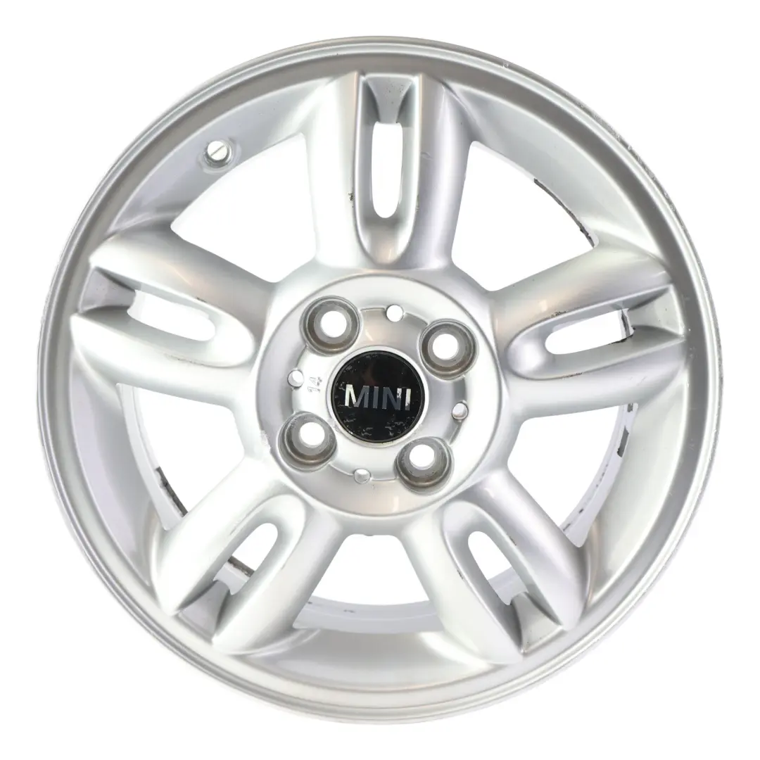 Mini Cooper R55 R56 Silver Wheel Alloy Rim 15" ET:45 5,5J 5-Star Twin Spoke 118 - SKU 6791930-1 - Part number 6791930