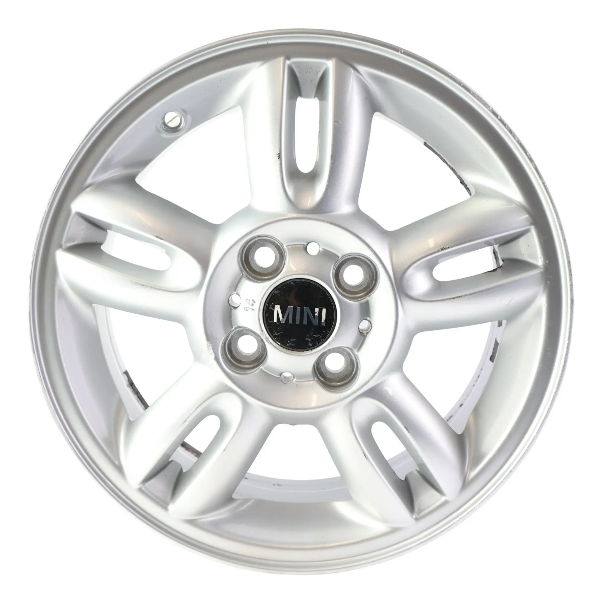 Mini Cooper R55 R56 Silver Wheel Alloy Rim 15" ET:45 5,5J 5-Star Twin Spoke 118