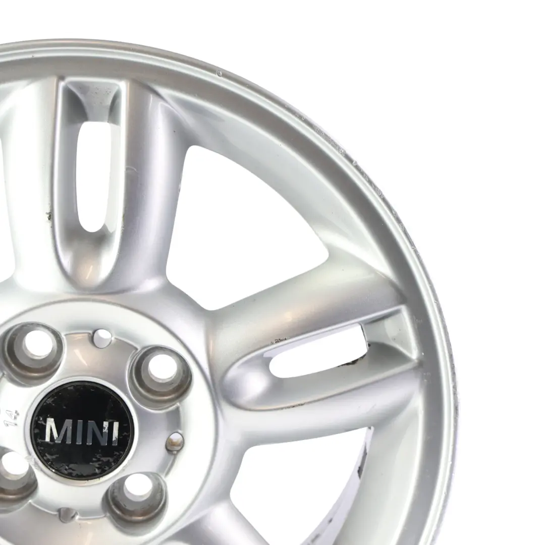 Alloy Rim 15" ET:45 5,5J 5-Star Twin Spoke 118 to Mini Cooper R55 R56 Silver Wheel with Part number 6791930 Mini Cooper R55 R56 Silver Wheel Alloy Rim 15" ET:45 5,5J 5-Star Twin Spoke 118 - SKU 6791930-1 - Part number 6791930