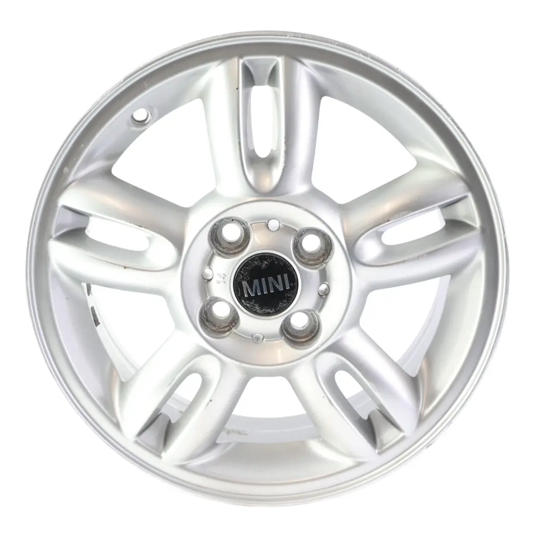Llanta De aleacion 15" ET:45 5,5J 5-Star Twin Spoke 118 para Mini One R56 Silver con número de pieza 6791930 Mini One R56 Silver Llanta De aleacion 15" ET:45 5,5J 5-Star Twin Spoke 118 - SKU 6791930-2 - Número de pieza 6791930