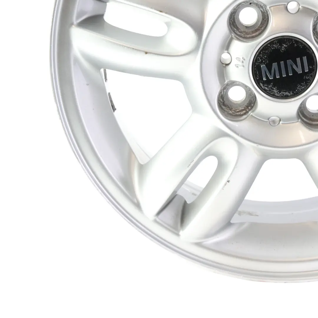 Llanta De aleacion 15" ET:45 5,5J 5-Star Twin Spoke 118 para Mini One R56 Silver con número de pieza 6791930 Mini One R56 Silver Llanta De aleacion 15" ET:45 5,5J 5-Star Twin Spoke 118 - SKU 6791930-2 - Número de pieza 6791930