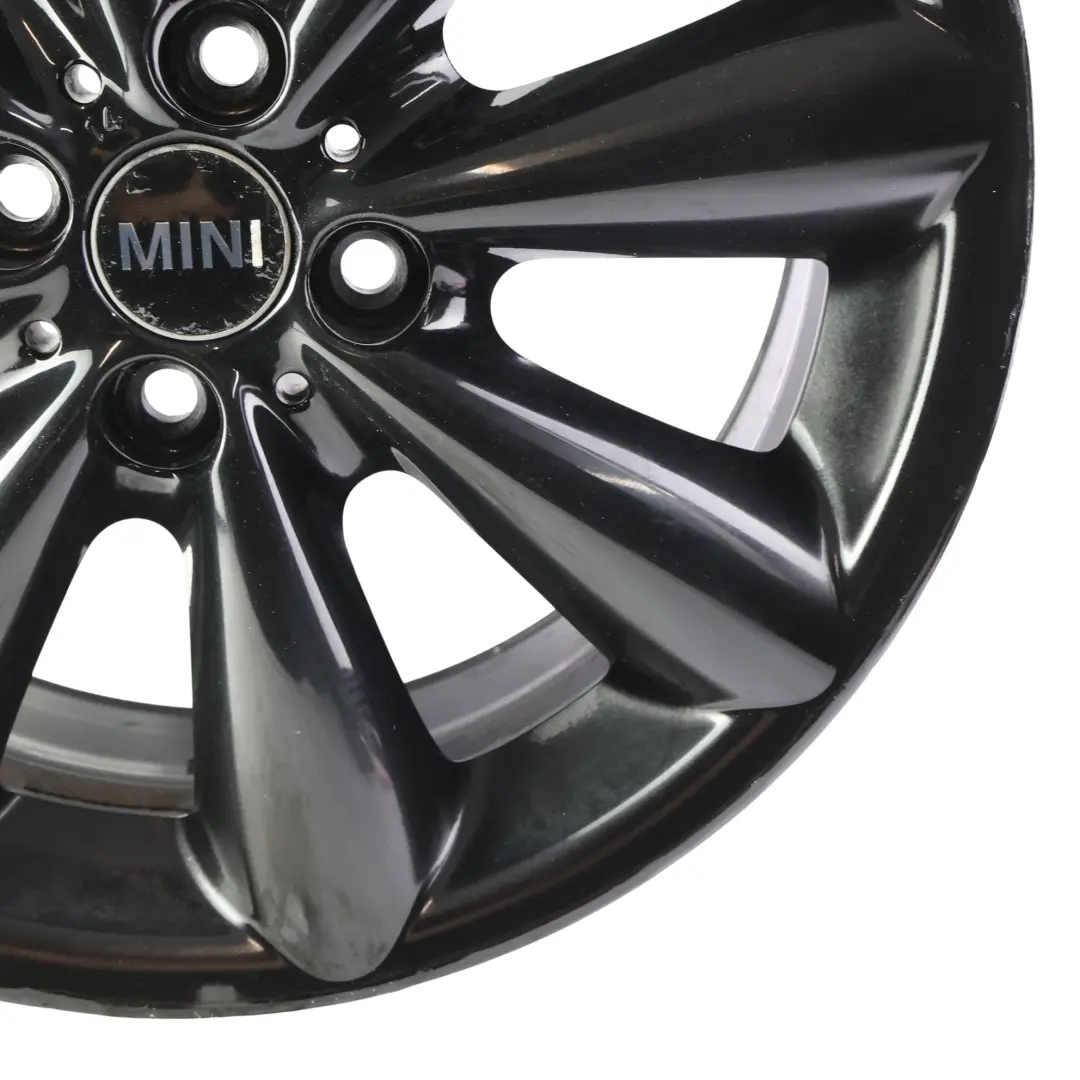Mini Cooper R55 R56 R57 R58 Black Wheel Alloy Rim 17" ET:48 7J Conical Spoke - SKU 6791931-2 - Part number 6791931