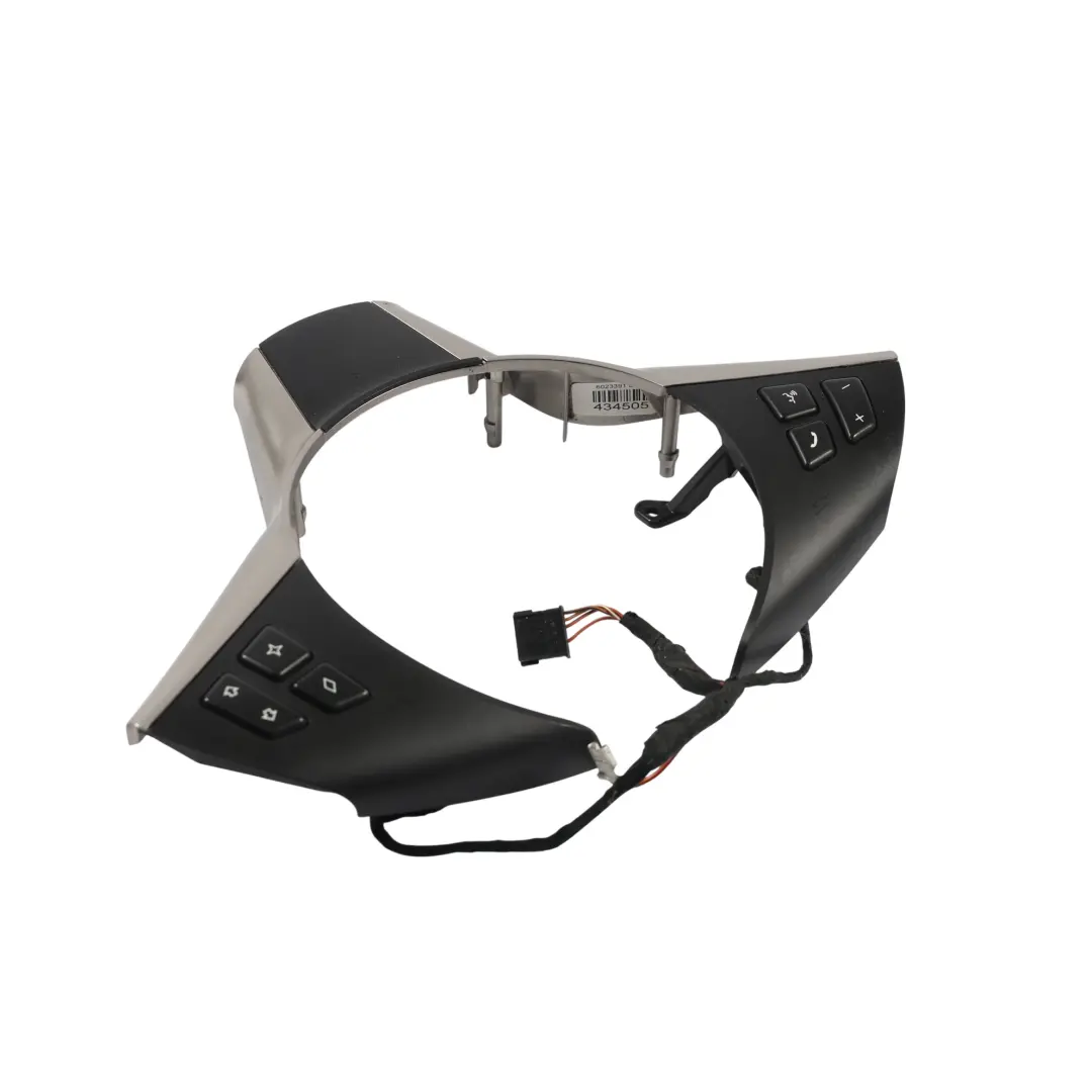 BMW E60 E63 Lenkrad Blende Sport Abdeckung Multifunktion Schalter Titan Chrom - SKU 6794084-1 - Teilenummer 6794084