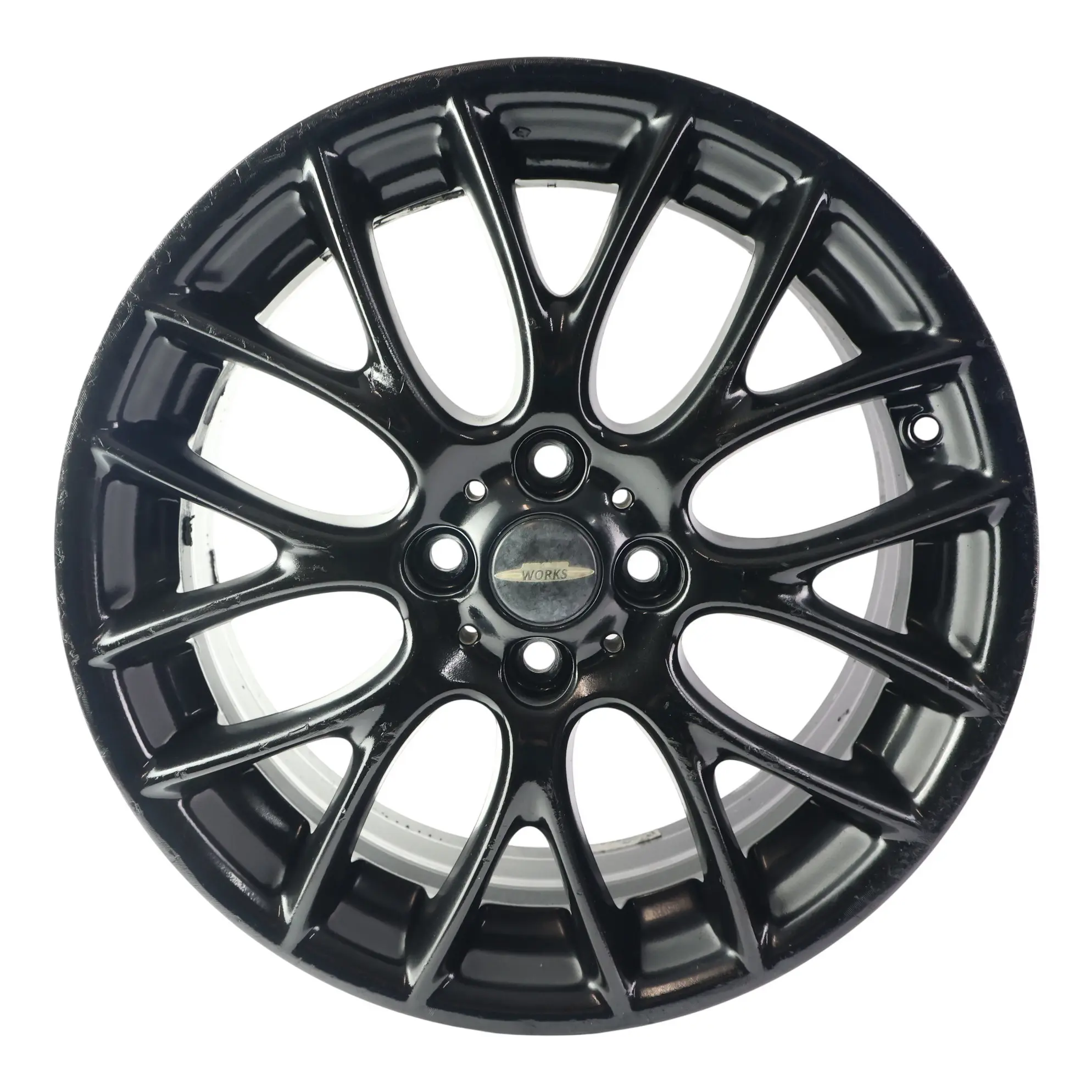 Mini Cooper R55 R56 Black Wheel Alloy Rim 17" 7J ET:48 Cross Spoke Challenge