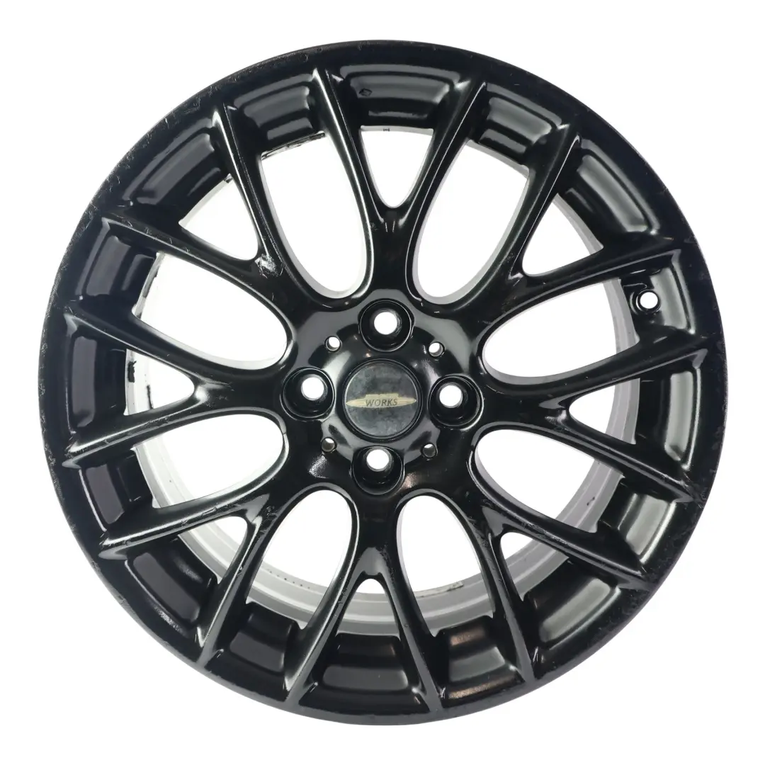 Mini Cooper R55 R56 Cerchio in lega nero 17" 7J ET:48 Cross Spoke Challenge - SKU 6795208-1 - Numero di parte 6795208
