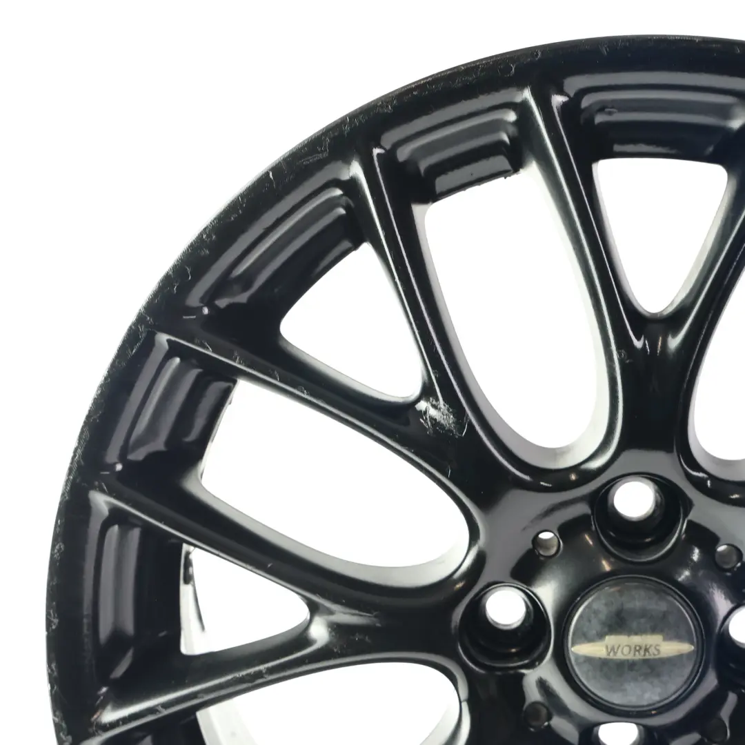 llanta de aleación negro 17 "7J ET:48 Cruz Spoke Challenge para Mini Cooper R55 R56 con número de pieza 6795208 Mini Cooper R55 R56 llanta de aleación negro 17 "7J ET:48 Cruz Spoke Challenge - SKU 6795208-1 - Número de pieza 6795208
