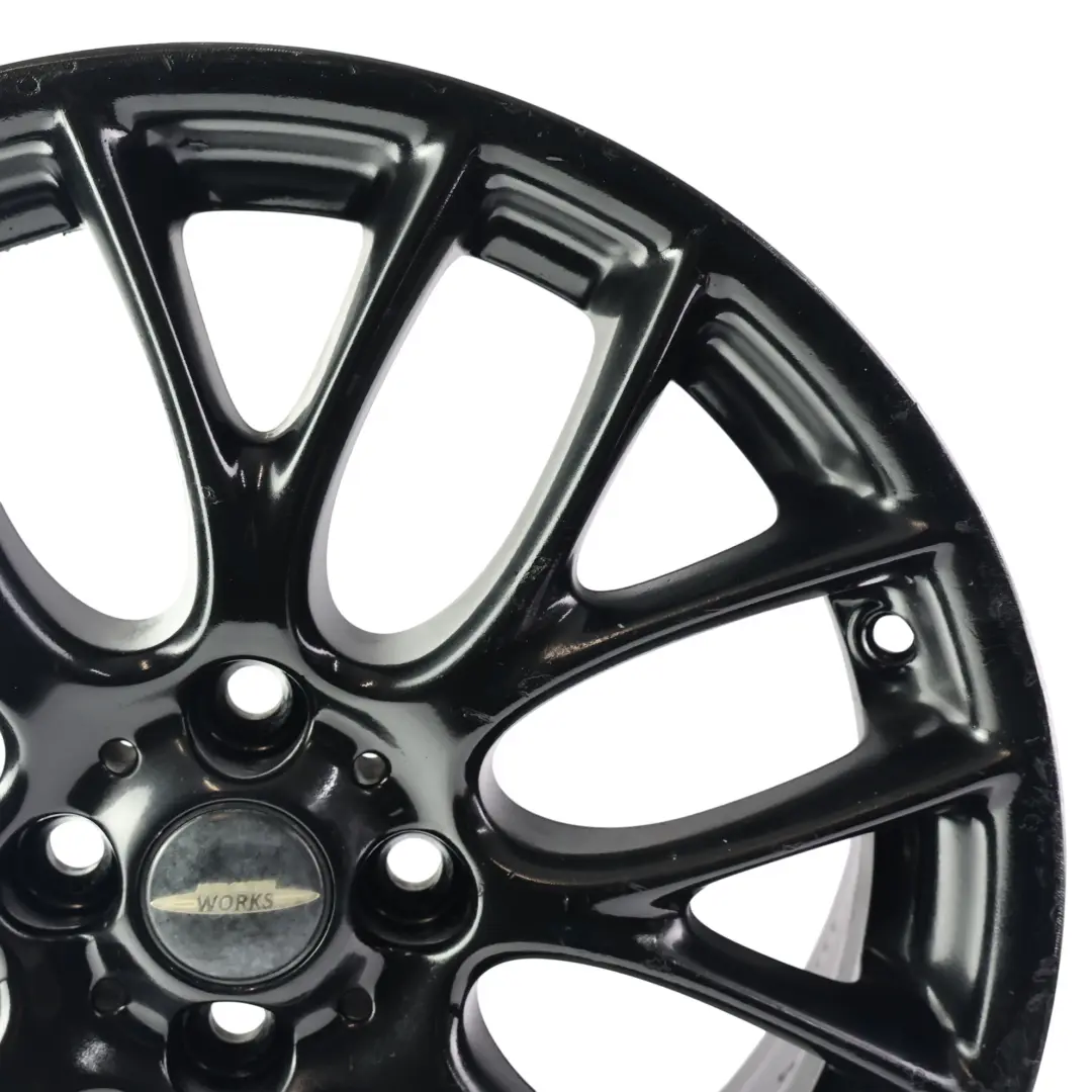 Mini Cooper R55 R56 llanta de aleación negro 17 "7J ET:48 Cruz Spoke Challenge - SKU 6795208-1 - Número de pieza 6795208
