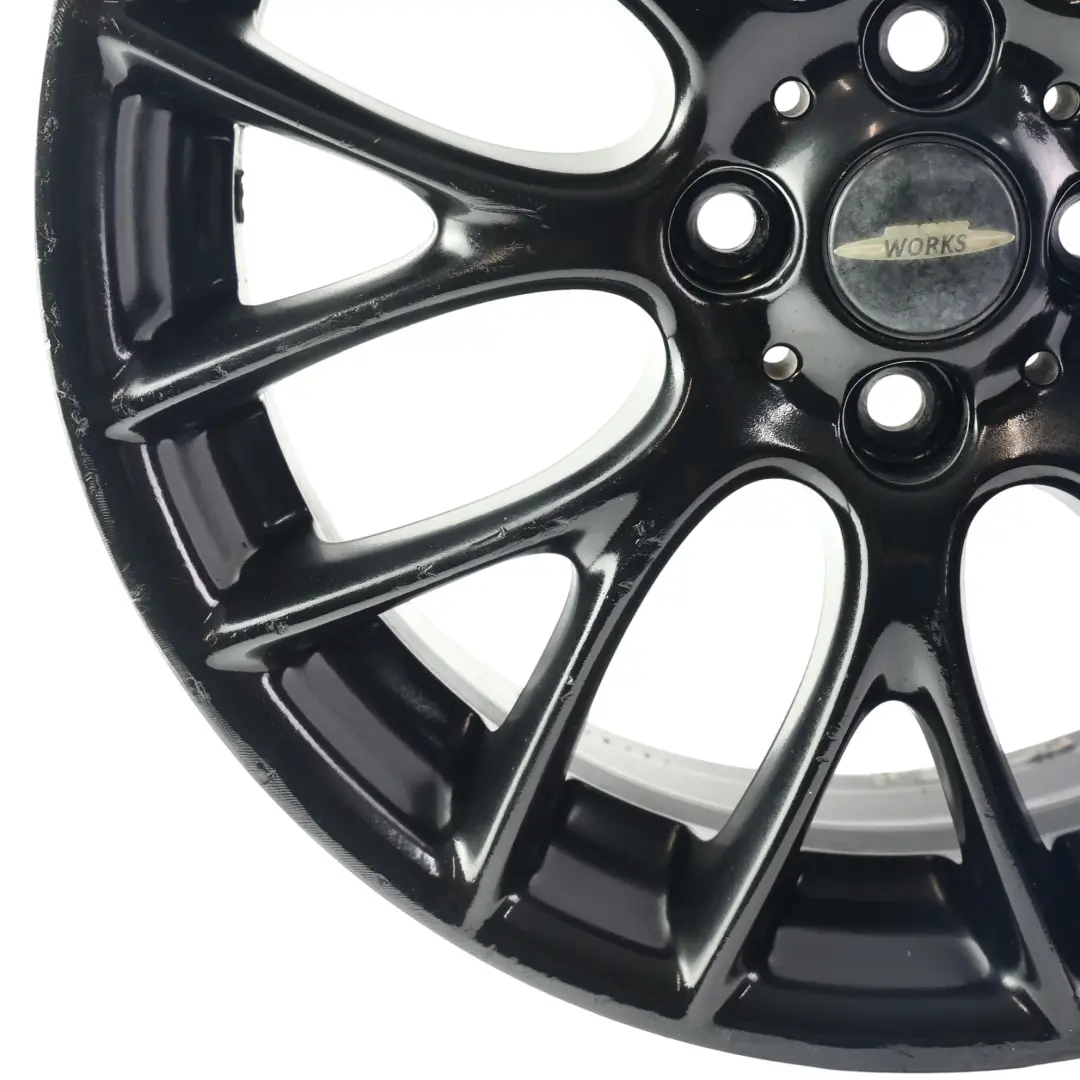 Mini Cooper R55 R56 Black Wheel Alloy Rim 17" 7J ET:48 Cross Spoke Challenge - SKU 6795208-1 - Part number 6795208