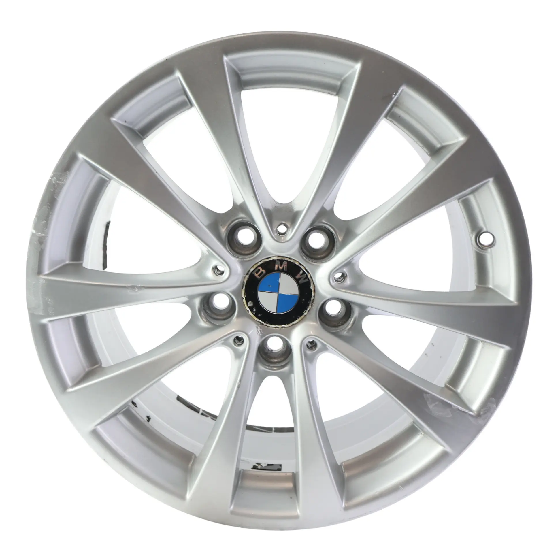 BMW F30 F31 F32 F33 Cerchio in lega argento 17" 7,5J ET:37 V-Spoke 395 6796244