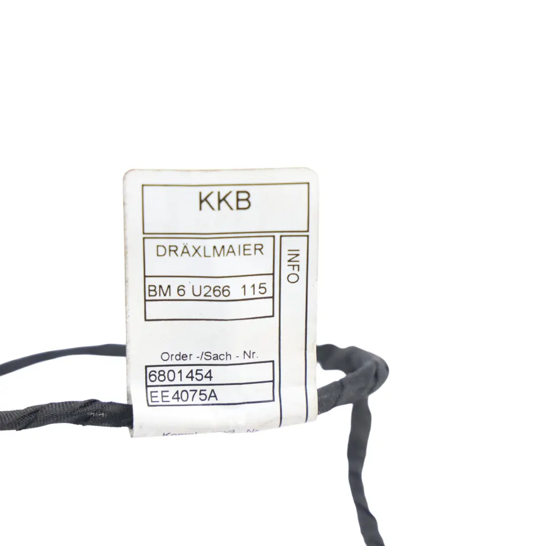 BMW X5 F15 Wiring Harness Loom Cable 6801327 - SKU 6801454 - Part number 6801454