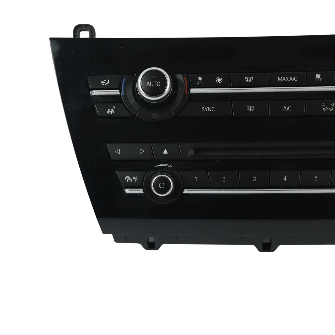 Climate Radio Multimedia A/C Control Unit Panel Trim to BMW X5 X6 F15 F16 with Part number 6819734 BMW X5 X6 F15 F16 Climate Radio Multimedia A/C Control Unit Panel Trim - SKU 6819734 - Part number 6819734