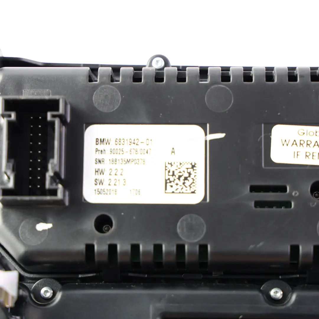 BMW X5 X6 F15 F16 F85 Klimabedienteil Radio Modul Einheit - SKU 6831942 - Teilenummer 6831942