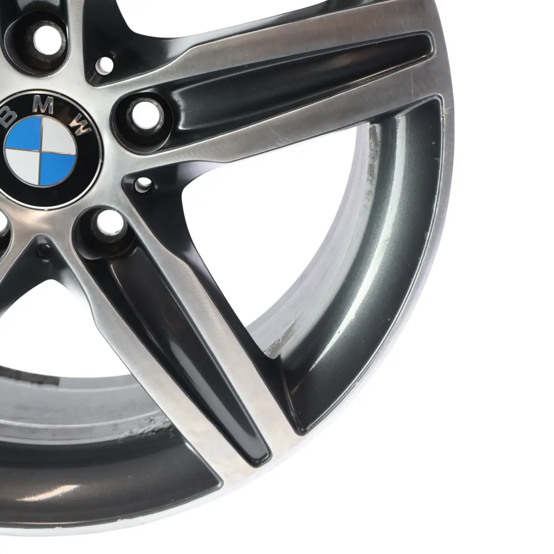 BMW F20 F21 Llanta de Aleacion Negra 17" Radio Estrella 379 7,5J ET:43 - SKU 6850151-1 - Número de pieza 6850151
