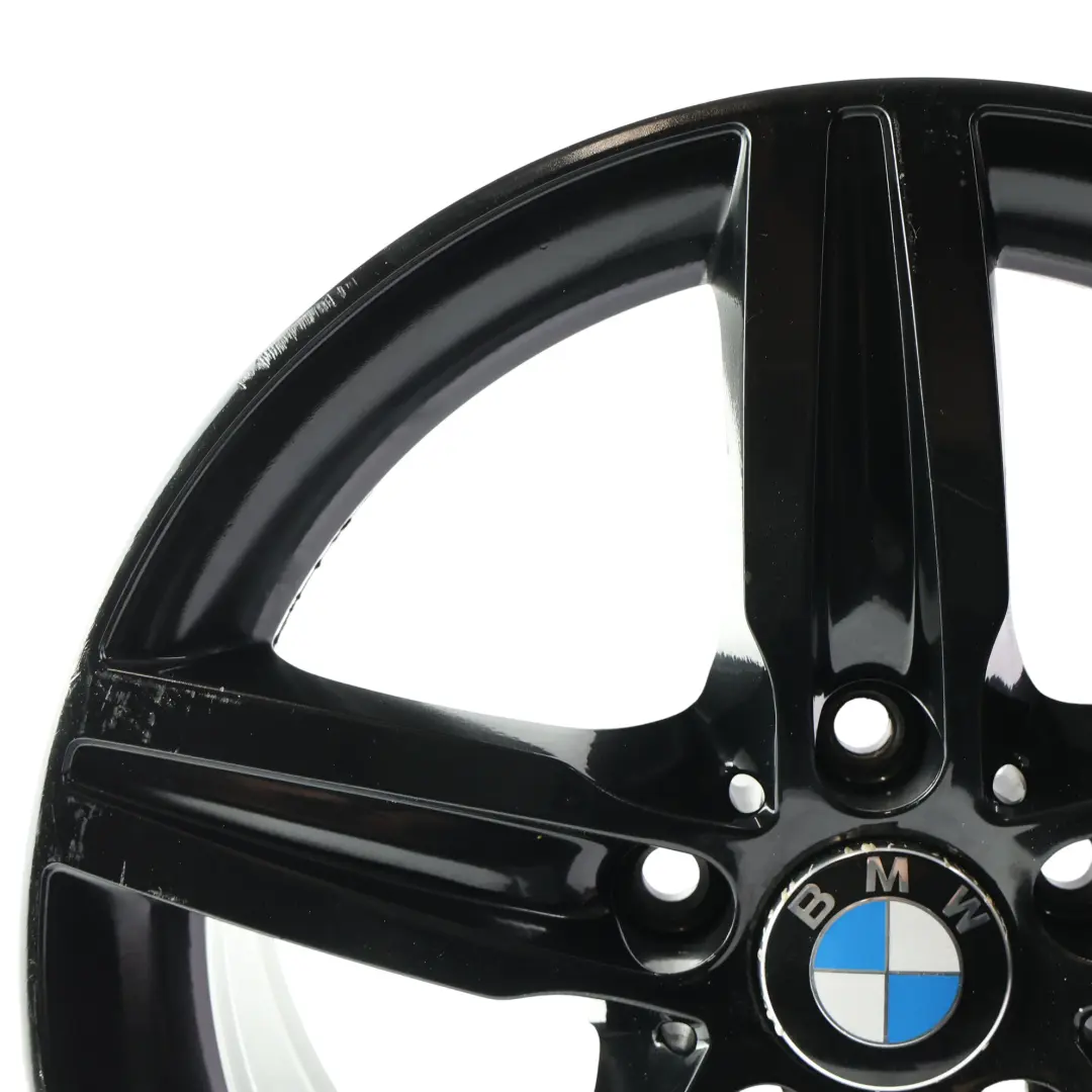 BMW F20 F21 F22 F23 Cerchio Lega Nero 17" Star Spoke 379 ET:43 7,5J - SKU 6850151-18 - Numero di parte 6850151