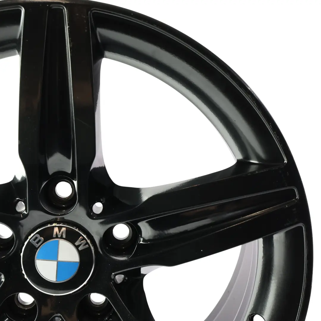 BMW F20 F21 F22 F23 Felge Alu Schwarz 17" Stern Speiche 379 ET:43 7,5J - SKU 6850151-18 - Teilenummer 6850151