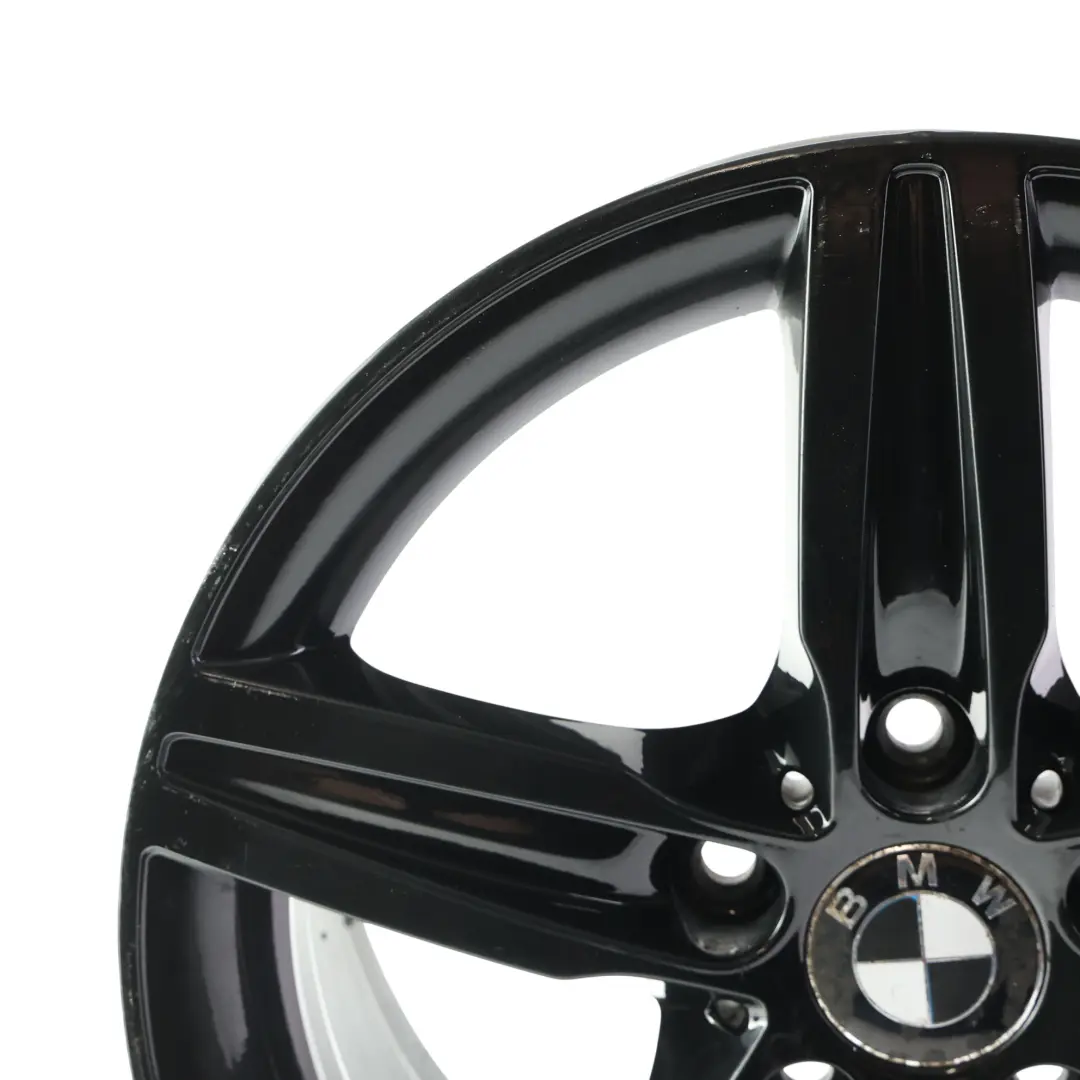 BMW F20 F21 Black Alloy Wheel Rim 17" Star Spoke 379 ET:43 7,5J - SKU 6850151-7 - Part number 6850151