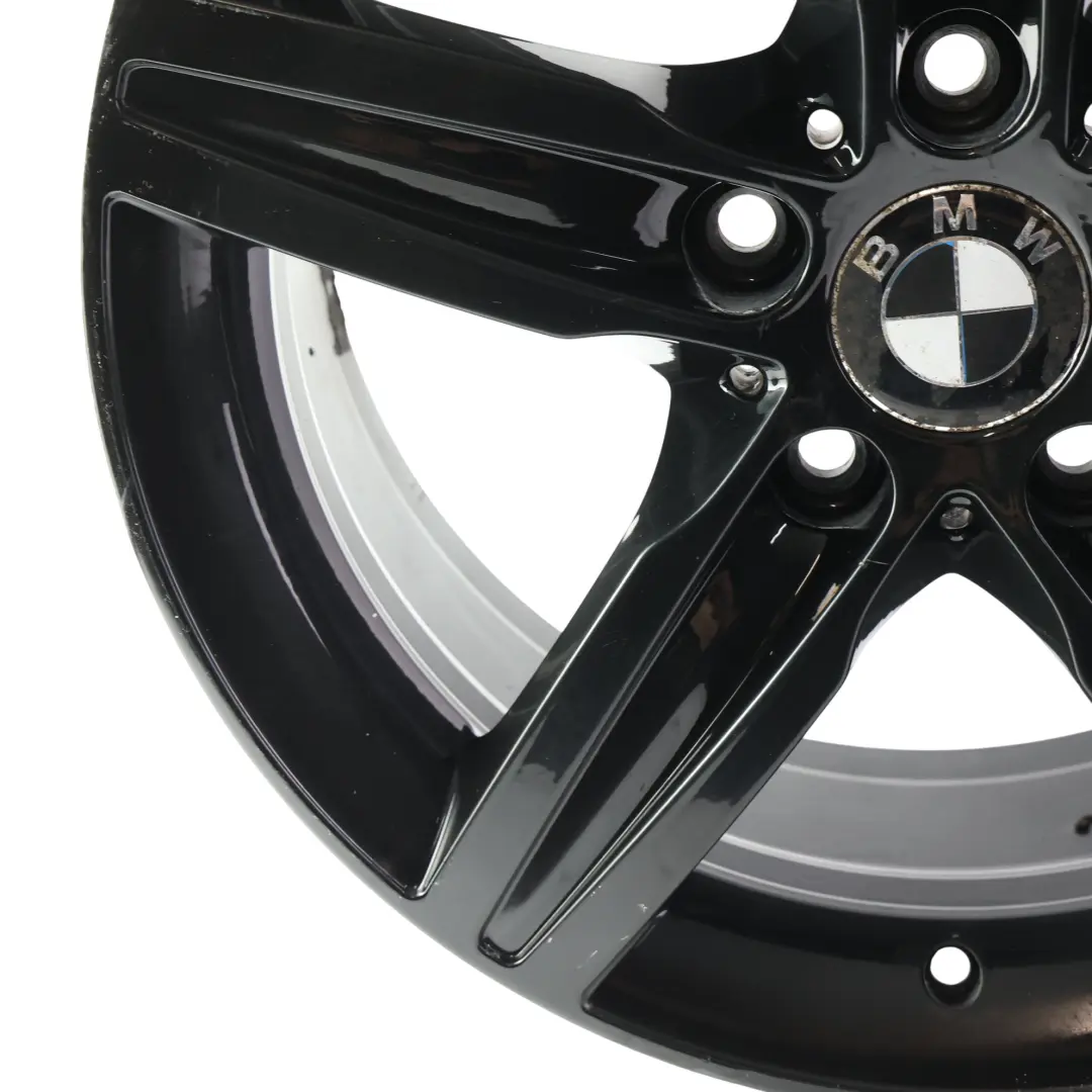BMW F20 F21 Black Alloy Wheel Rim 17" Star Spoke 379 ET:43 7,5J - SKU 6850151-7 - Part number 6850151