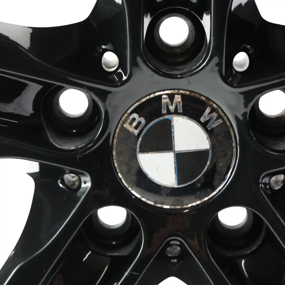 BMW F20 F21 Black Alloy Wheel Rim 17" Star Spoke 379 ET:43 7,5J - SKU 6850151-7 - Part number 6850151