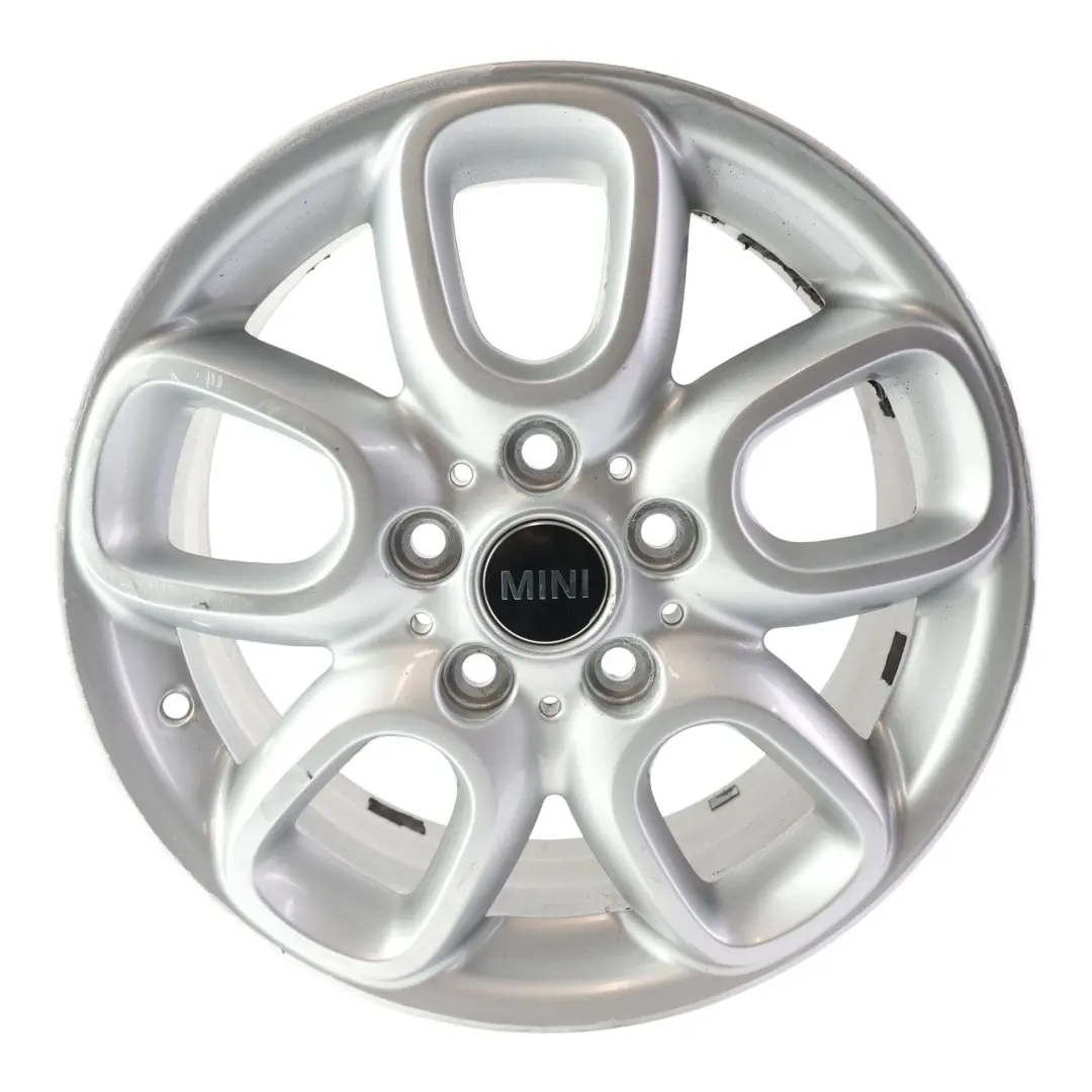 Alloy Rim 16" Loop Spoke 494 6,5J ET:54 to Mini Cooper F55 F56 Silver Wheel with Part number 6855103 Mini Cooper F55 F56 Silver Wheel Alloy Rim 16" Loop Spoke 494 6,5J ET:54 - SKU 6855103-1 - Part number 6855103