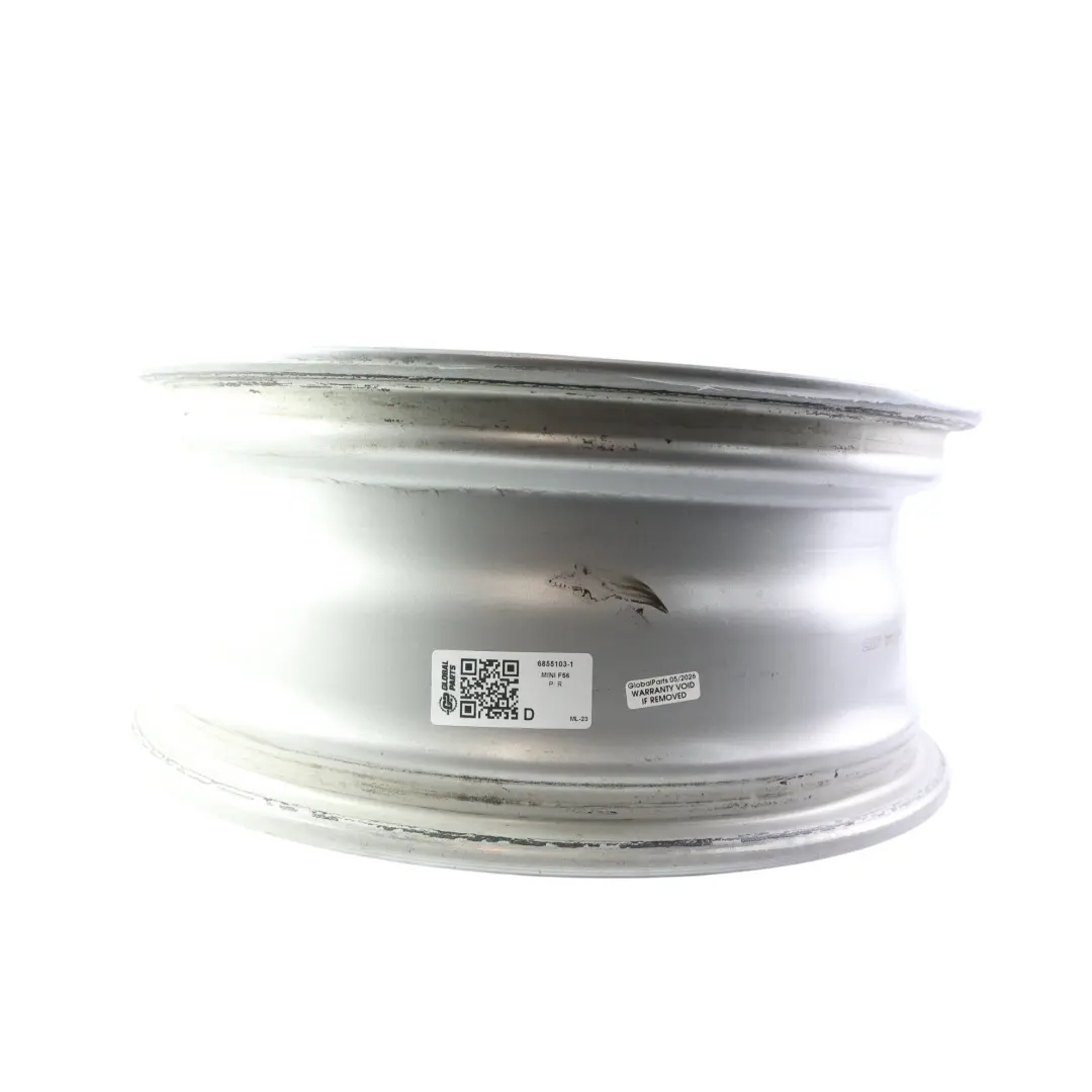 Alloy Rim 16" Loop Spoke 494 6,5J ET:54 to Mini Cooper F55 F56 Silver Wheel with Part number 6855103 Mini Cooper F55 F56 Silver Wheel Alloy Rim 16" Loop Spoke 494 6,5J ET:54 - SKU 6855103-1 - Part number 6855103