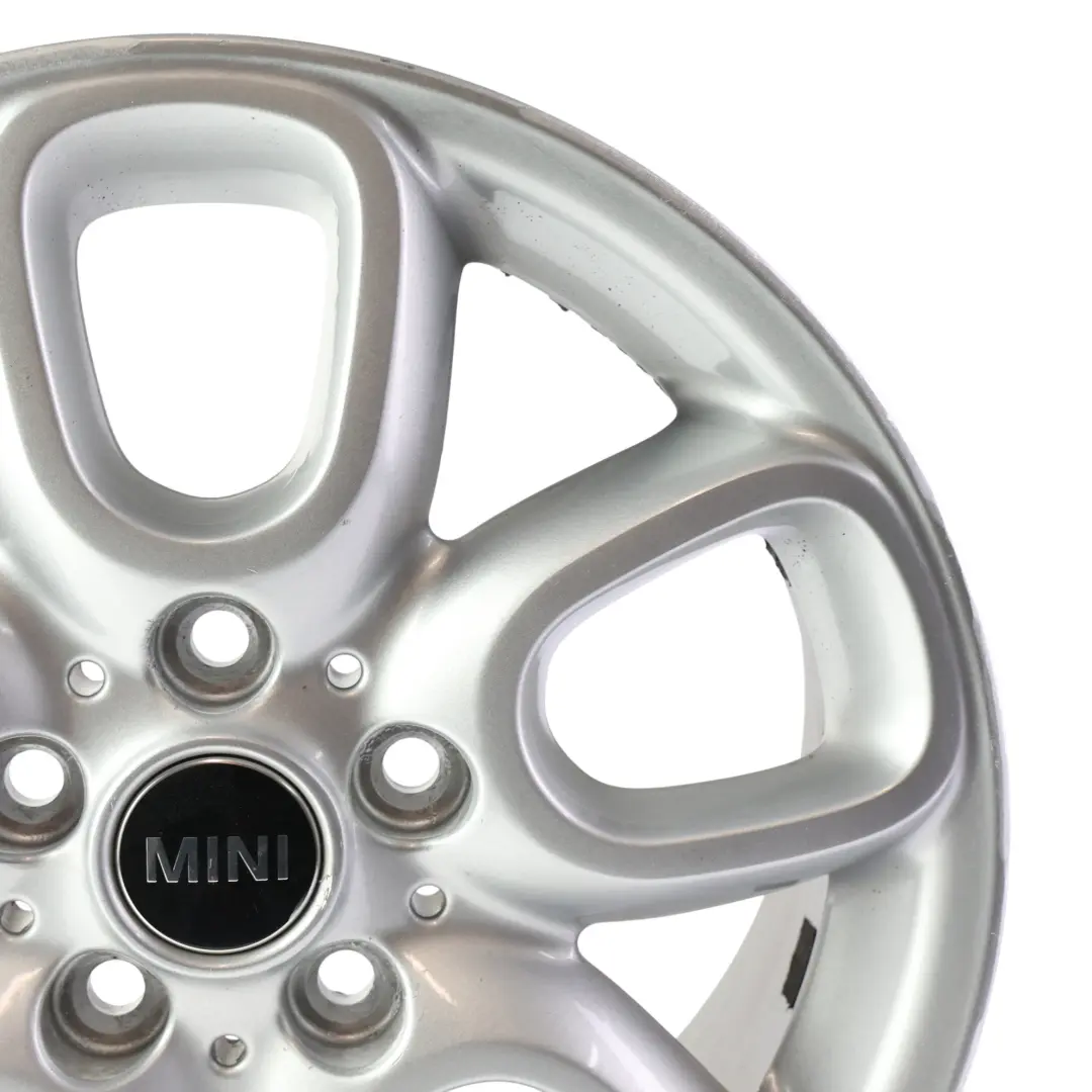 llanta de aleación de plata 16" Loop Spoke 494 6,5J ET:54 para Mini Cooper F55 F56 con número de pieza 6855103 Mini Cooper F55 F56 llanta de aleación de plata 16" Loop Spoke 494 6,5J ET:54 - SKU 6855103-1 - Número de pieza 6855103