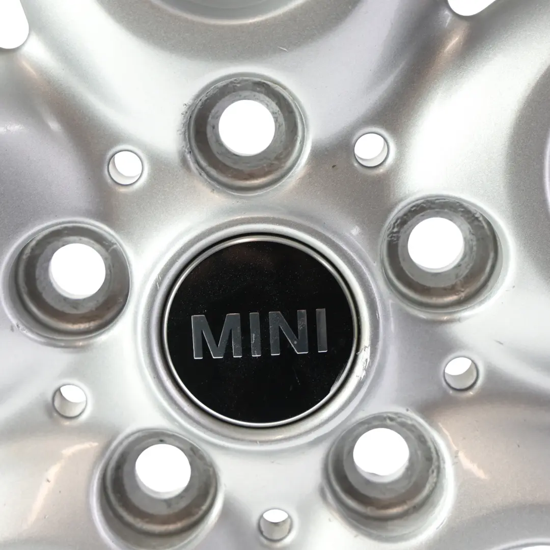 llanta de aleación de plata 16" Loop Spoke 494 6,5J ET:54 para Mini Cooper F55 F56 con número de pieza 6855103 Mini Cooper F55 F56 llanta de aleación de plata 16" Loop Spoke 494 6,5J ET:54 - SKU 6855103-1 - Número de pieza 6855103