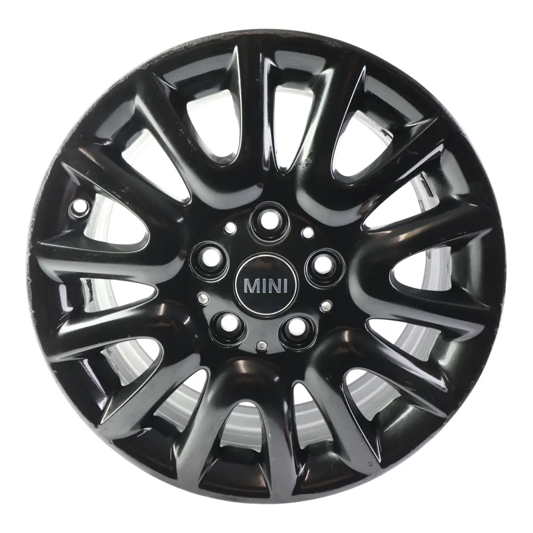 Schwarz Alufelge 16" 6,5J Victory Speiche 495 ET:54 für Mini Cooper One F55 F56 mit Teilenummer 6855106 Mini Cooper One F55 F56 Schwarz Alufelge 16" 6,5J Victory Speiche 495 ET:54 - SKU 6855106-1 - Teilenummer 6855106