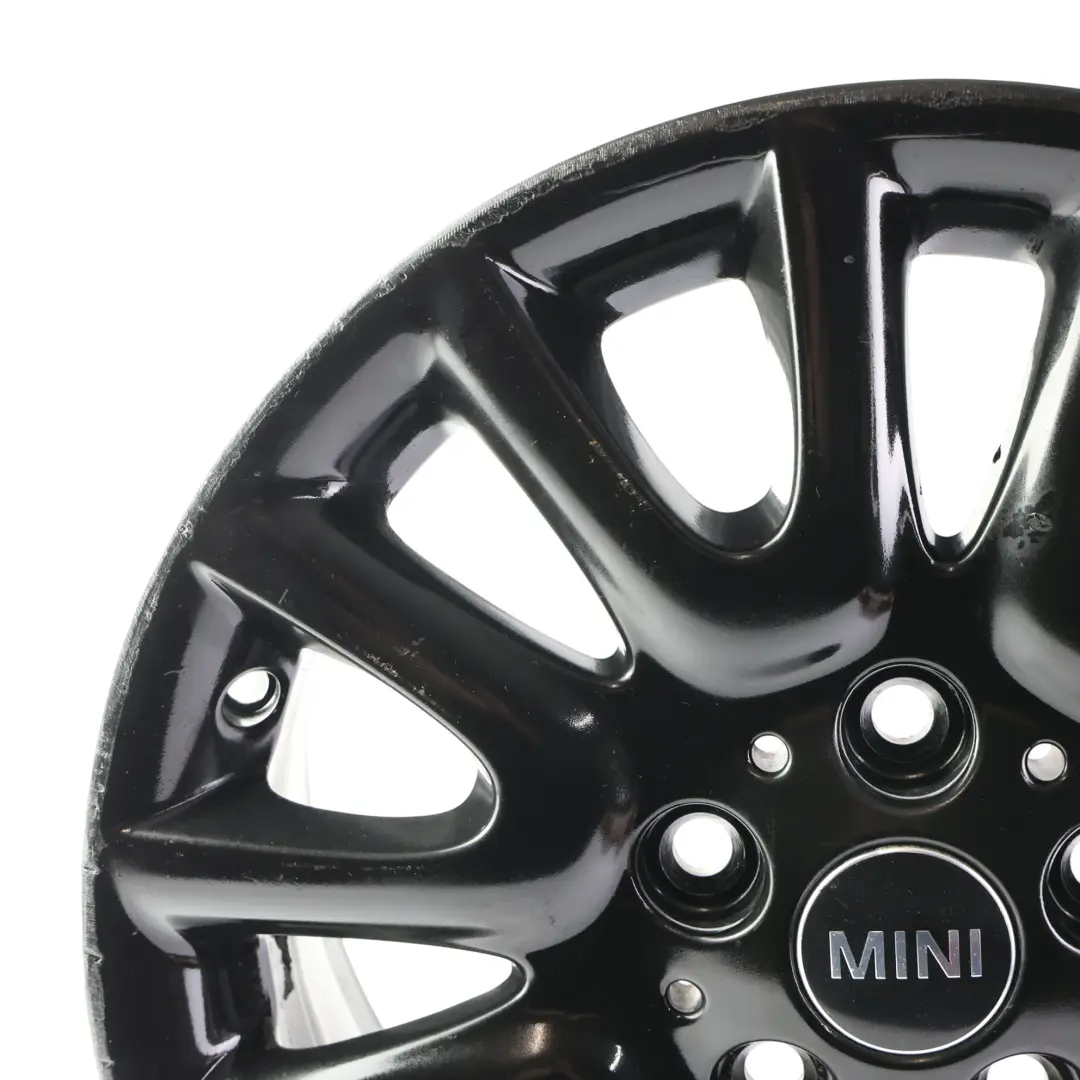 Llanta aleación negra 16" 6,5J Victory Spoke 495 ET:54 para Mini Cooper One F55 F56 con número de pieza 6855106 Mini Cooper One F55 F56 Llanta aleación negra 16" 6,5J Victory Spoke 495 ET:54 - SKU 6855106-1 - Número de pieza 6855106