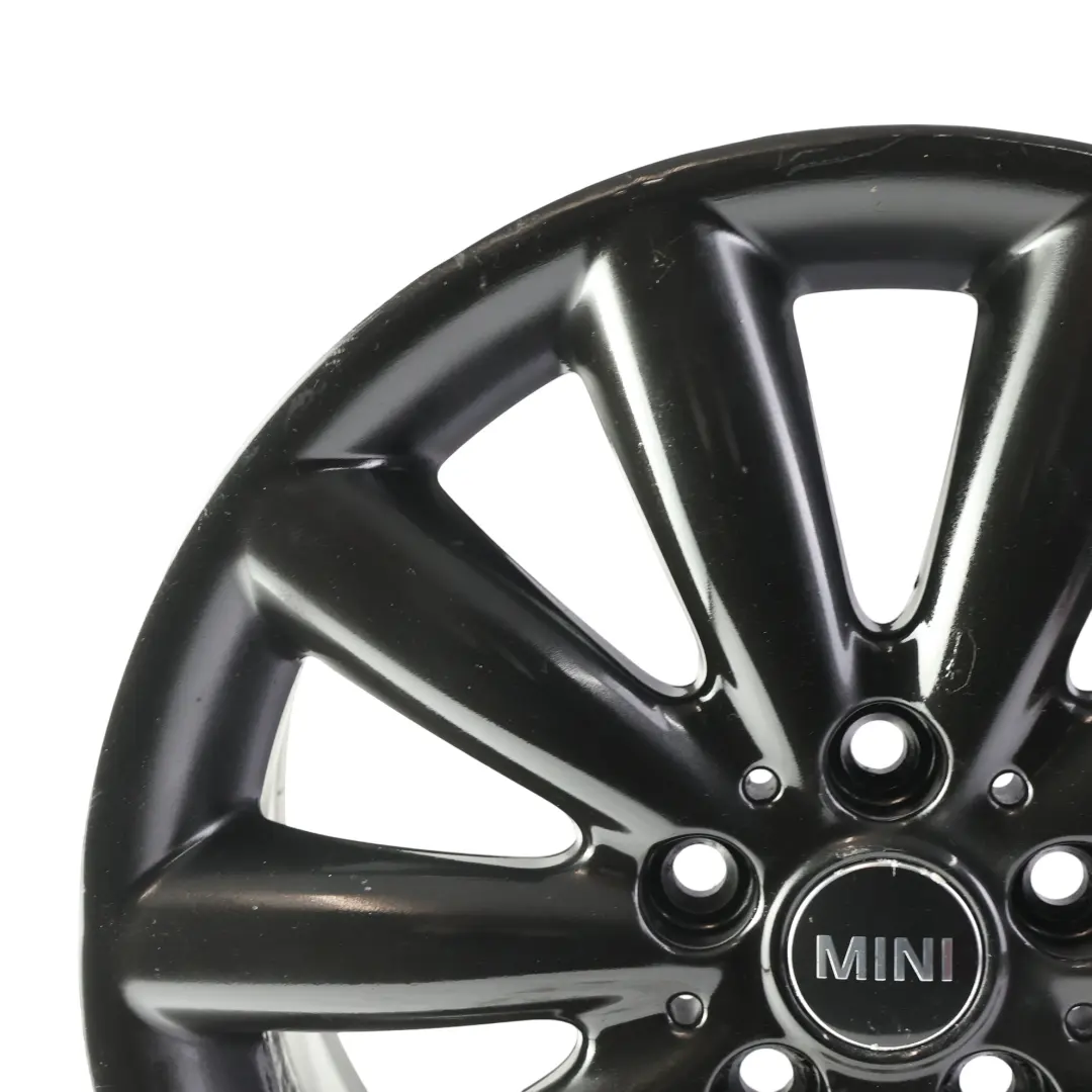 Alloy Rim 17" ET:54 7J Cosmos Spoke 499 to Mini Cooper F55 F56 Black Wheel with Part number 6855109 Mini Cooper F55 F56 Black Wheel Alloy Rim 17" ET:54 7J Cosmos Spoke 499 - SKU 6855109-1 - Part number 6855109
