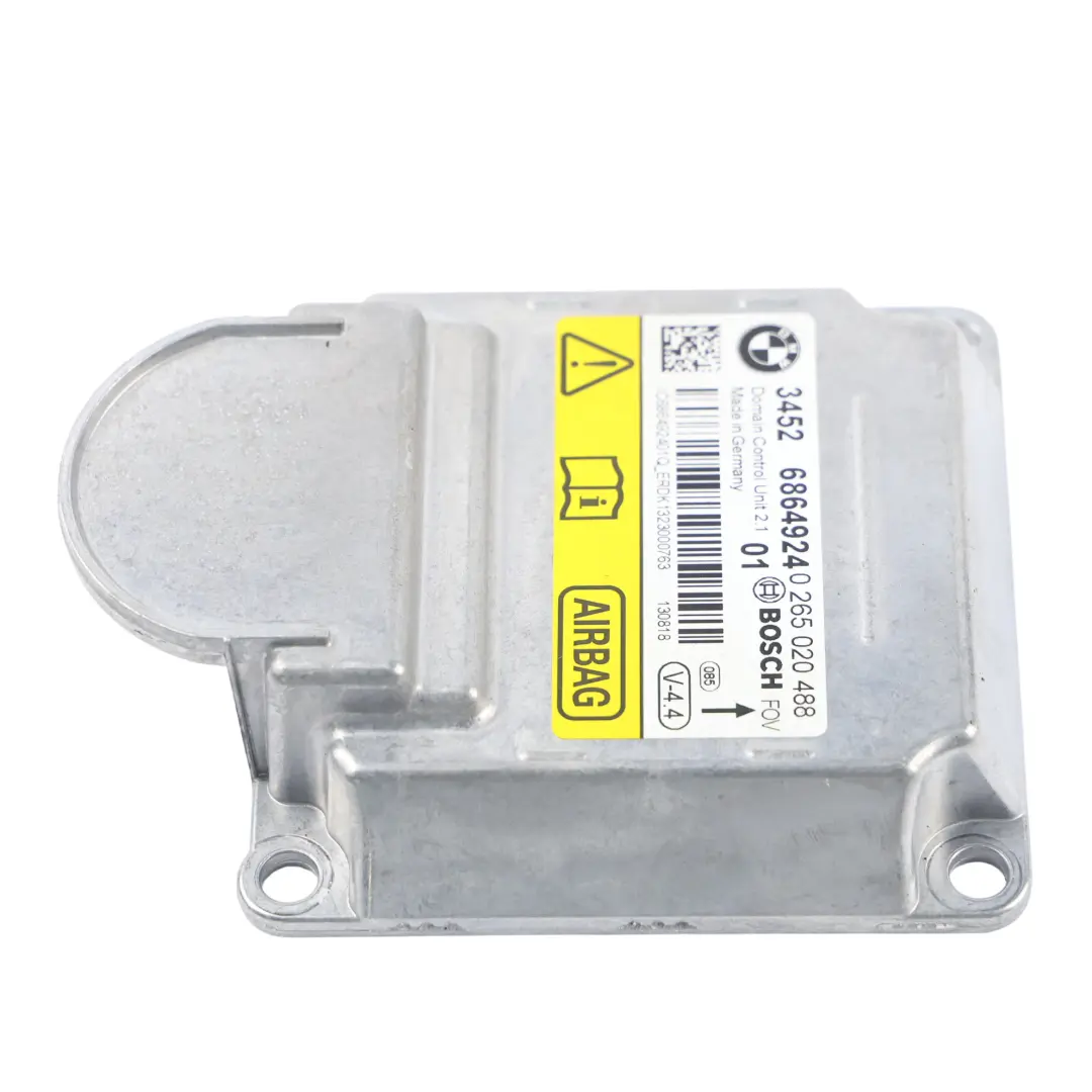 Module Unité Contrôle SRS Airbag pour BMW F10 Active Hybrid à propos du numéro de pièce 6864924 BMW F10 Active Hybrid Module Unité Contrôle SRS Airbag - SKU 6864924 - Numéro de pièce 6864924