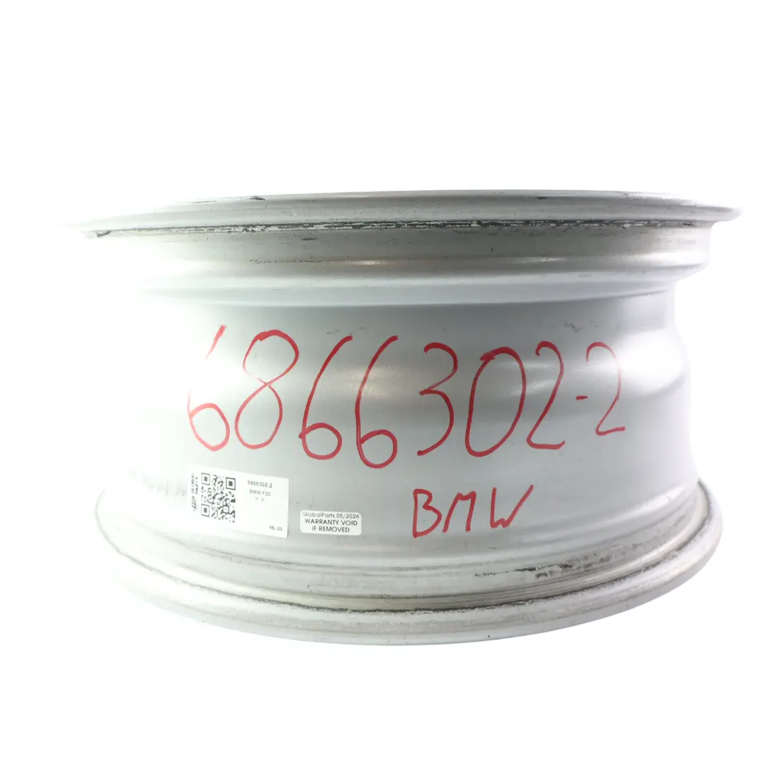 BMW F20 F21 F22 Silber Alu Felge Alufelge 16" 7J ET:40 Sternspeiche 654 - SKU 6866302-2 - Teilenummer 6866302