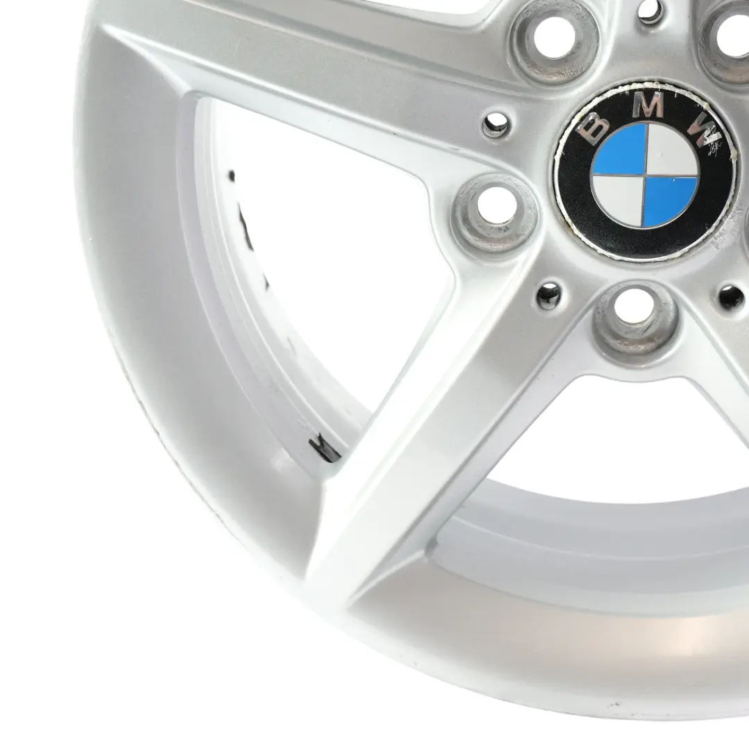 BMW F20 F21 F22 F23 Silver Wheel Alloy Rim 16" 7J ET:40 Star Spoke 654 - SKU 6866302-2 - Part number 6866302