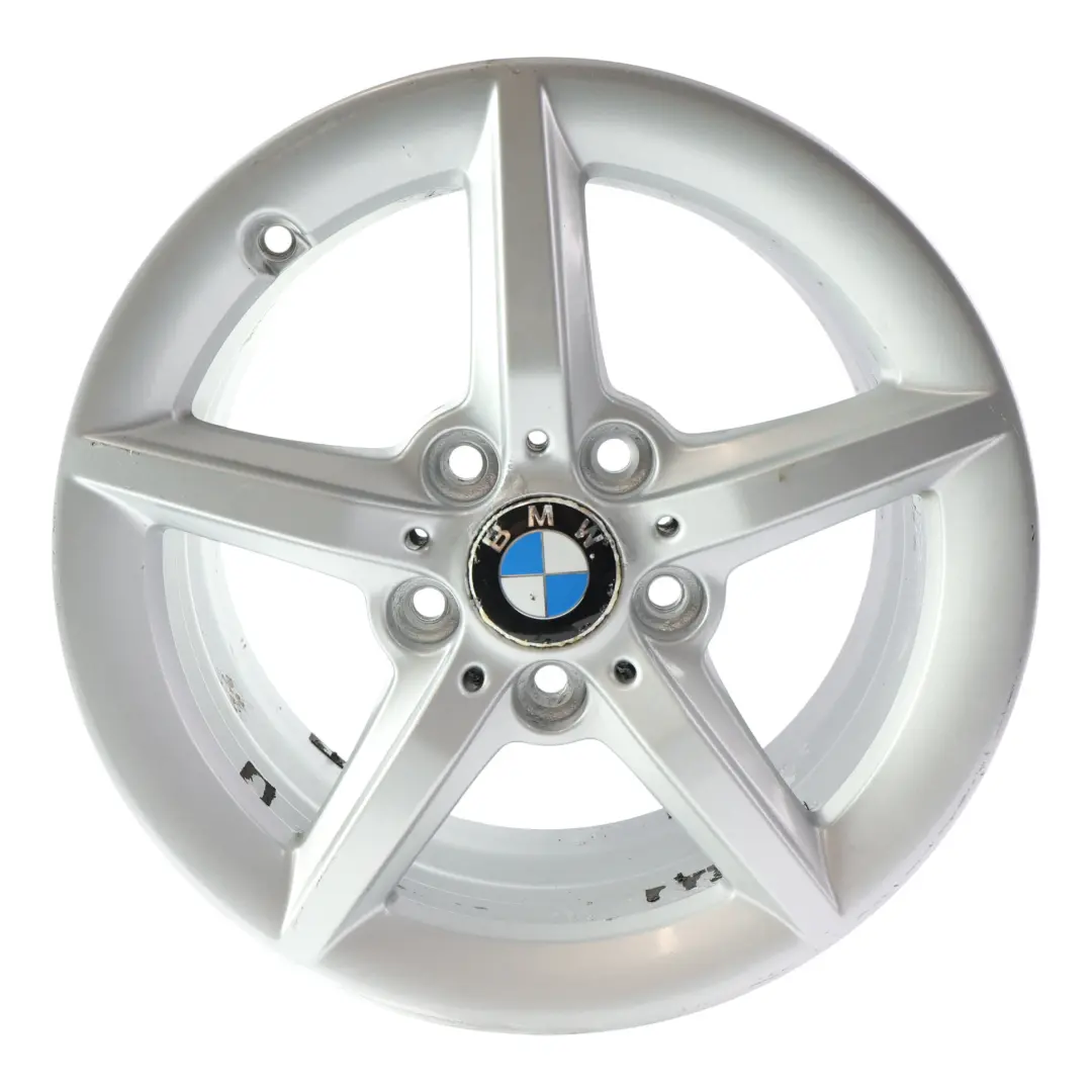 Alloy Rim 16" ET:40 7J Star Spoke 654 to BMW F20 F21 F22 F23 Silver Wheel with Part number 6866302 BMW F20 F21 F22 F23 Silver Wheel Alloy Rim 16" ET:40 7J Star Spoke 654 - SKU 6866302-3 - Part number 6866302