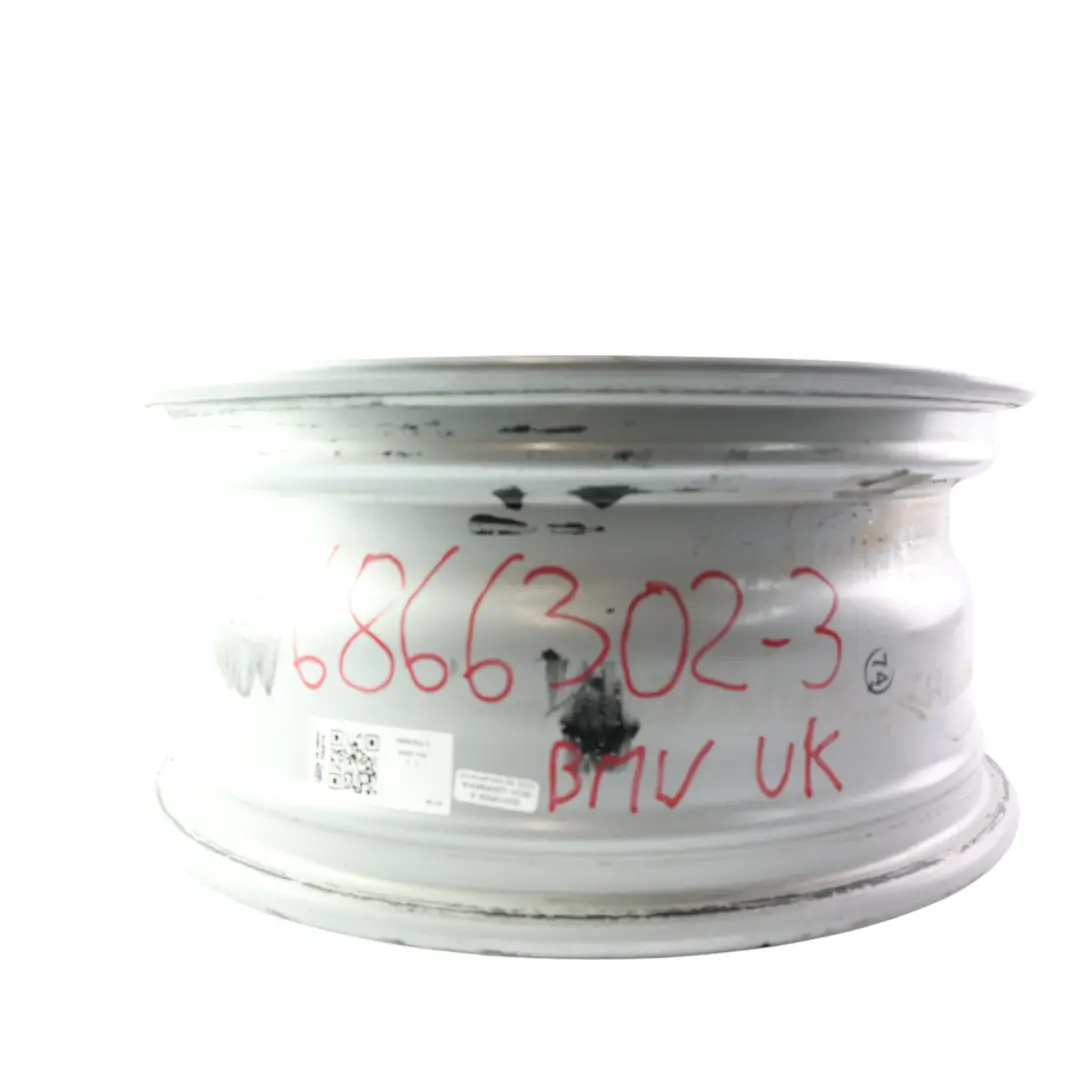 BMW F20 F21 F22 F23 Silver Wheel Alloy Rim 16" ET:40 7J Star Spoke 654 - SKU 6866302-3 - Part number 6866302