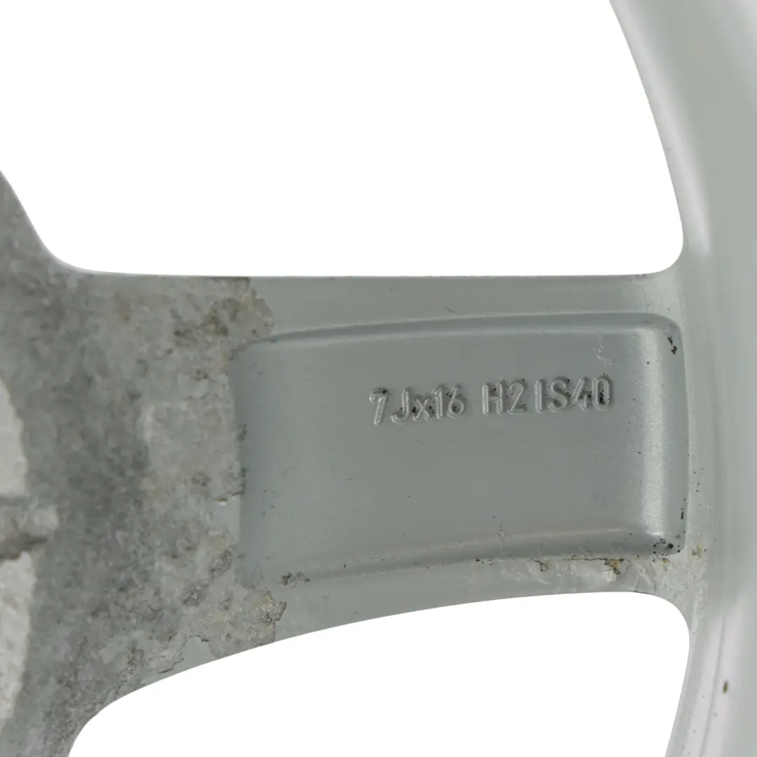 Alloy Rim 16" ET:40 7J Star Spoke 654 to BMW F20 F21 F22 F23 Silver Wheel with Part number 6866302 BMW F20 F21 F22 F23 Silver Wheel Alloy Rim 16" ET:40 7J Star Spoke 654 - SKU 6866302-3 - Part number 6866302