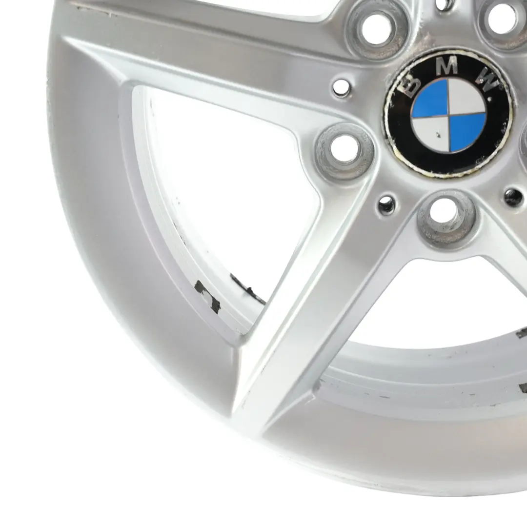 Alloy Rim 16" ET:40 7J Star Spoke 654 to BMW F20 F21 F22 F23 Silver Wheel with Part number 6866302 BMW F20 F21 F22 F23 Silver Wheel Alloy Rim 16" ET:40 7J Star Spoke 654 - SKU 6866302-3 - Part number 6866302