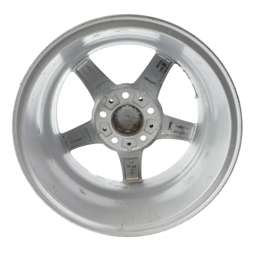 BMW F20 F21 F22 F23 Silver Wheel Alloy Rim 16" ET:40 7J Star Spoke 654 - SKU 6866302-4 - Part number 6866302