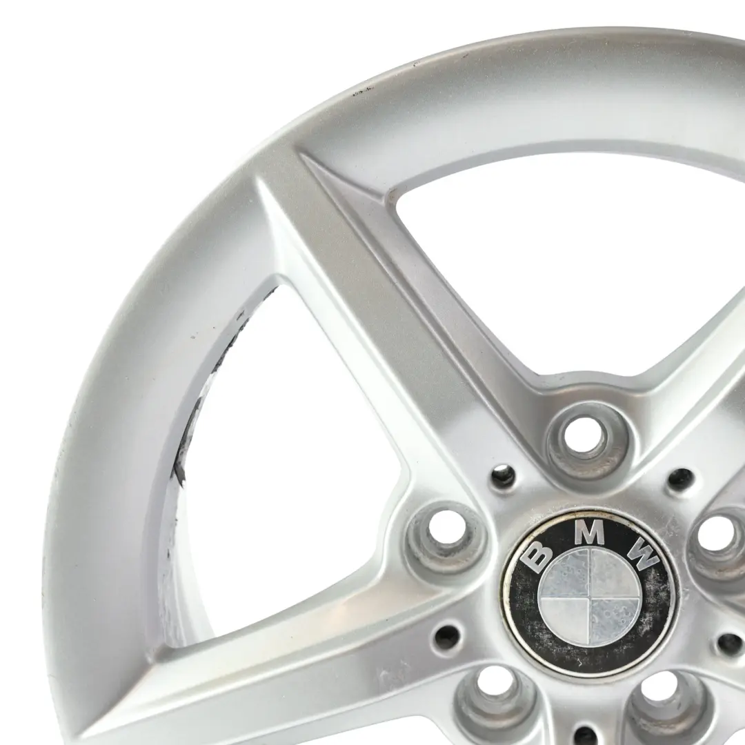 BMW F20 F21 F22 F23 Silver Wheel Alloy Rim 16" ET:40 7J Star Spoke 654 - SKU 6866302-4 - Part number 6866302