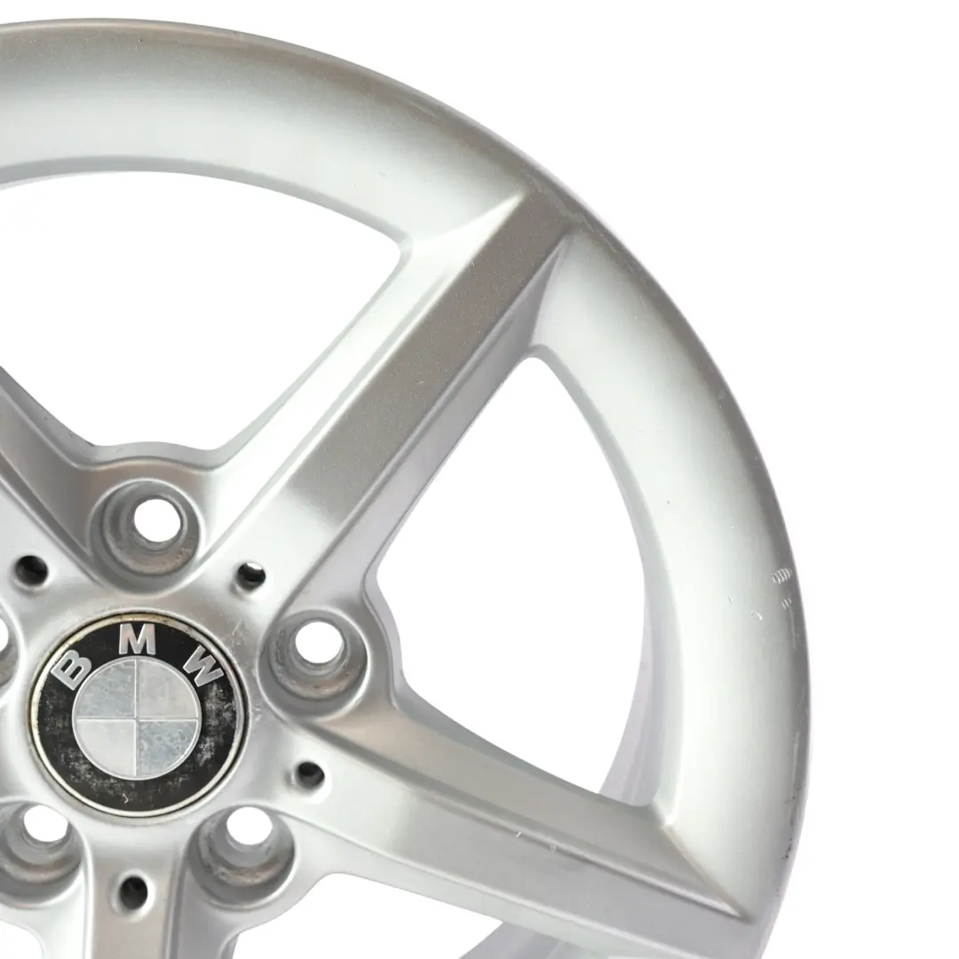 Alloy Rim 16" ET:40 7J Star Spoke 654 to BMW F20 F21 F22 F23 Silver Wheel with Part number 6866302 BMW F20 F21 F22 F23 Silver Wheel Alloy Rim 16" ET:40 7J Star Spoke 654 - SKU 6866302-4 - Part number 6866302