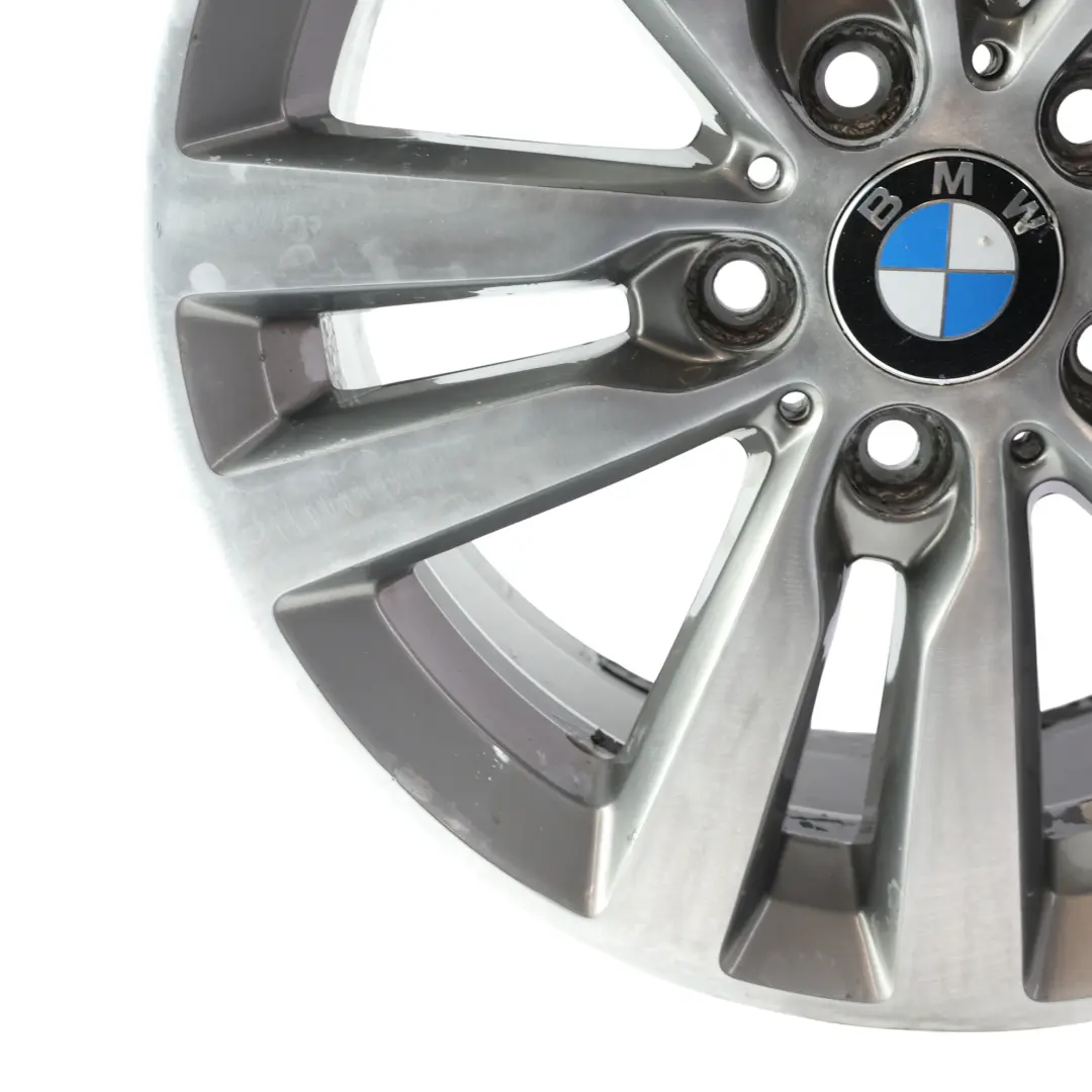 BMW F20 F21 F22 F23 Jante Alliage Gris Ferrique 17" Double Rayon 655 ET:43 7,5J - SKU 6866303-1 - Numéro de pièce 6866303