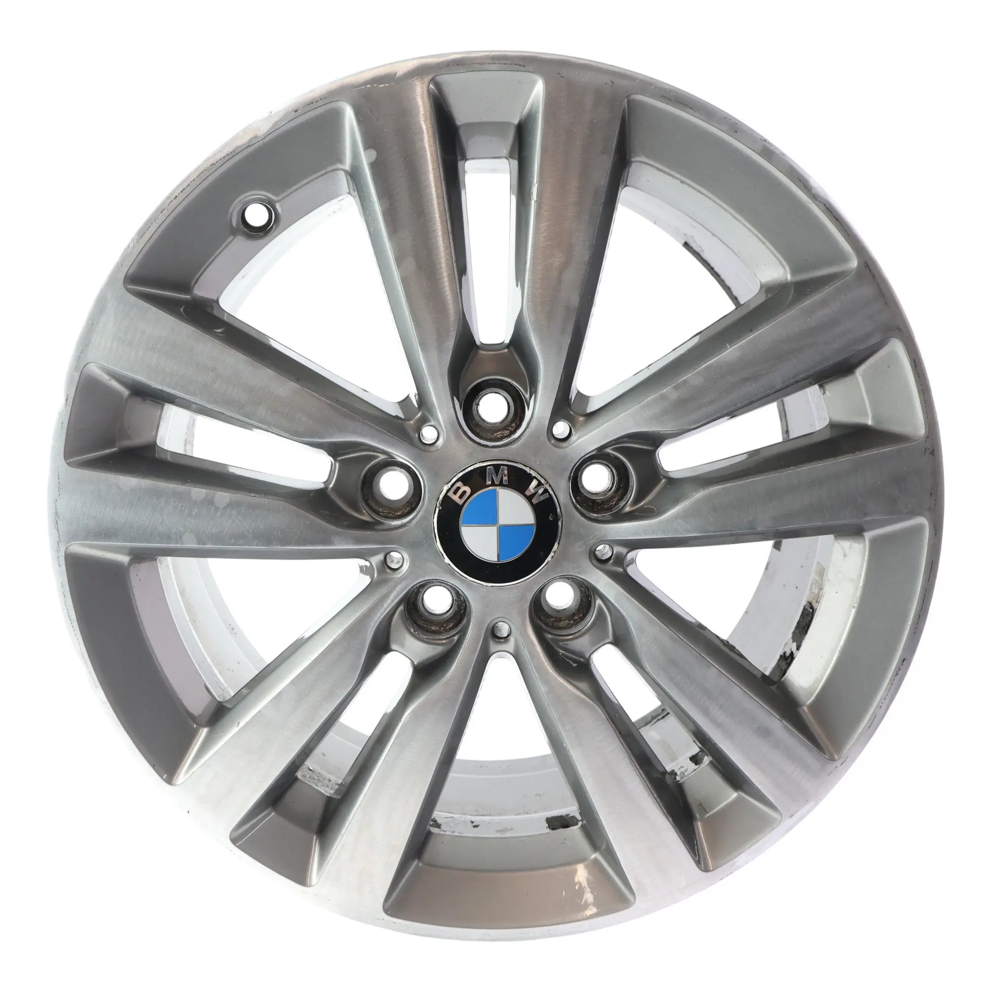 BMW F20 F21 F22 F23 Ferricgrey Wheel Alloy Rim 17" Double Spoke 655 ET:43 7,5J