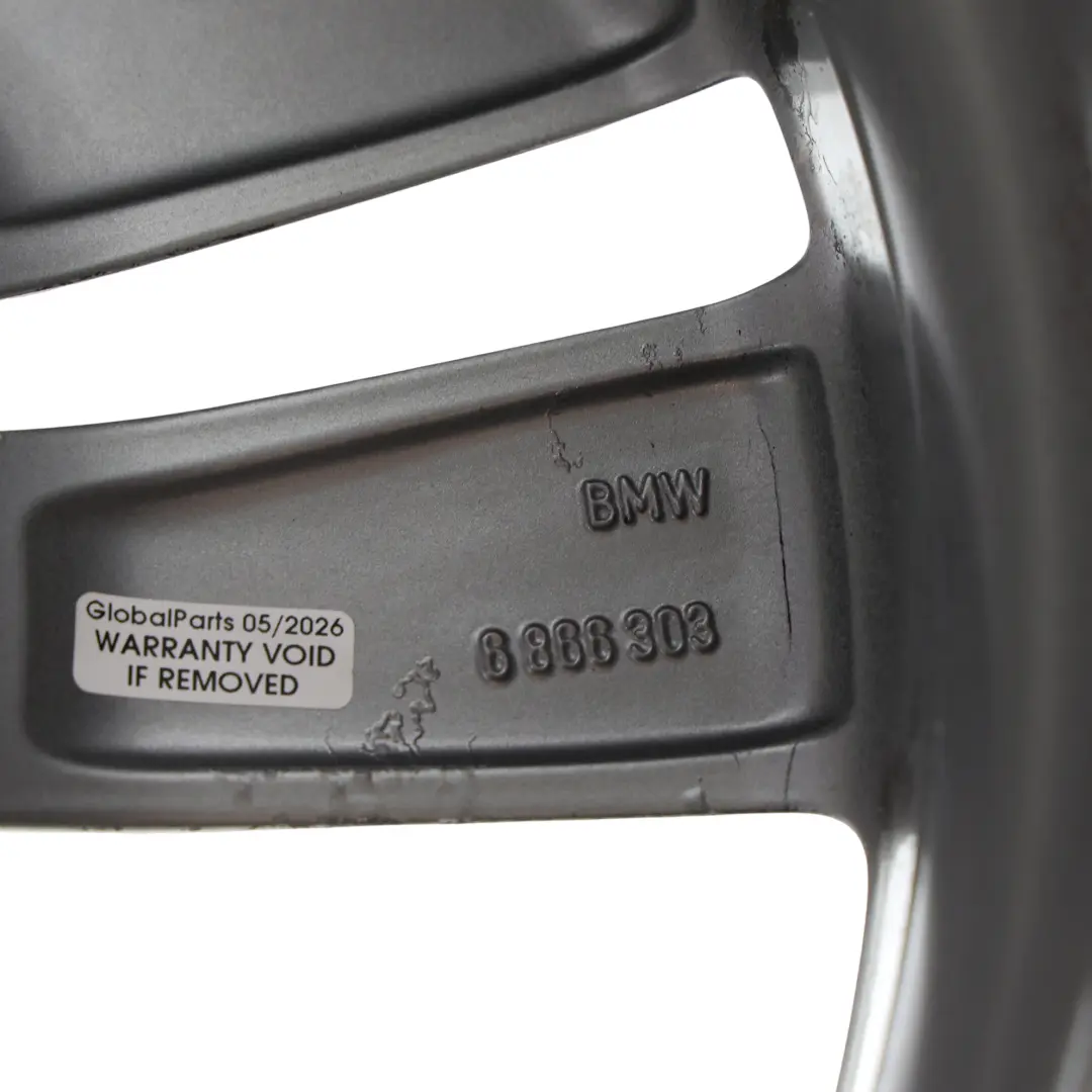 BMW F20 F21 F22 F23 Wheel Alloy Rim 17" Ferric Grey Double Spoke 655 ET:43 7,5J - SKU 6866303-3 - Part number 6866303