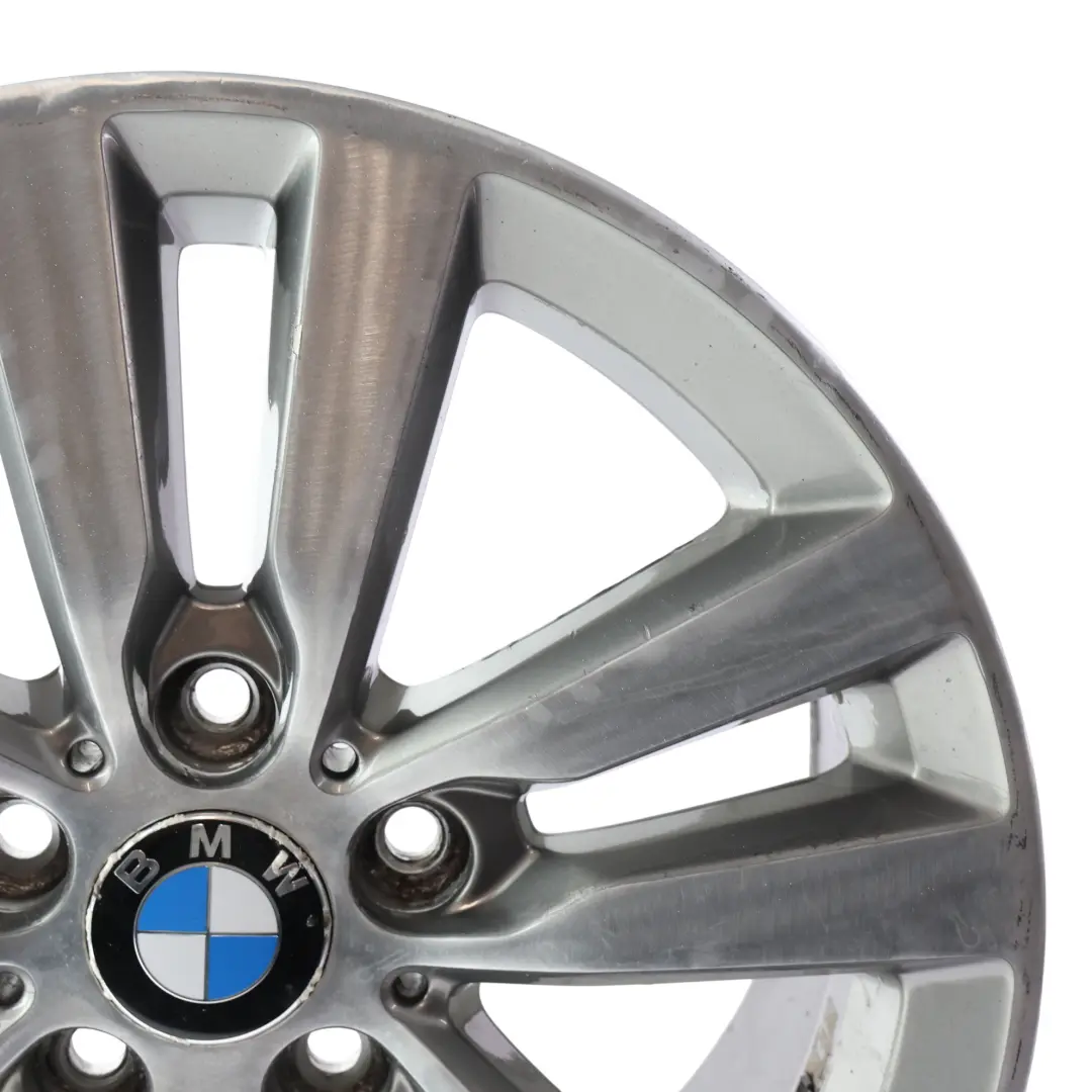 Alloy Rim 17" Ferric Grey Double Spoke 655 ET:43 7,5J to BMW F20 F21 F22 F23 Wheel with Part number 6866303 BMW F20 F21 F22 F23 Wheel Alloy Rim 17" Ferric Grey Double Spoke 655 ET:43 7,5J - SKU 6866303-3 - Part number 6866303