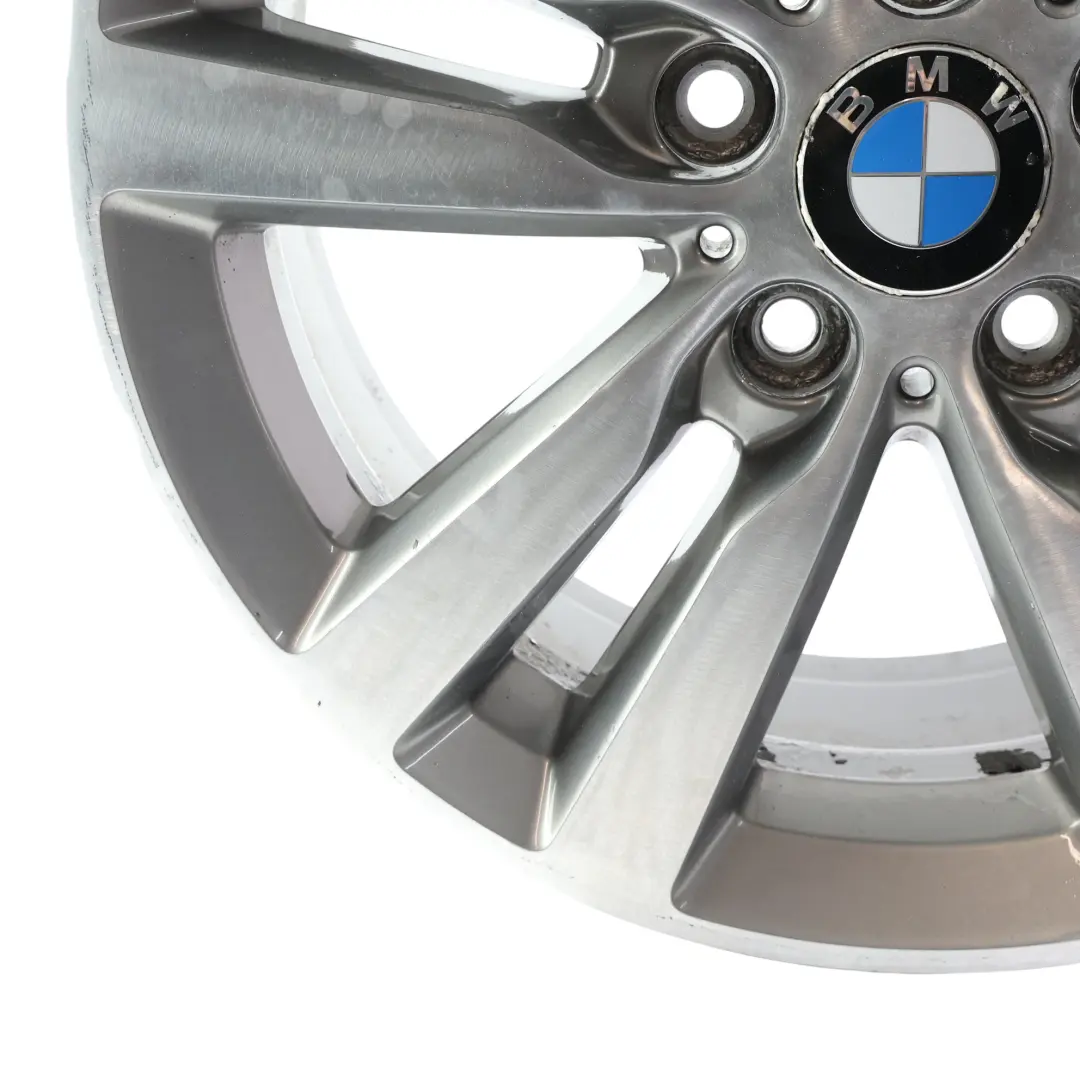 Alloy Rim 17" Ferric Grey Double Spoke 655 ET:43 7,5J to BMW F20 F21 F22 F23 Wheel with Part number 6866303 BMW F20 F21 F22 F23 Wheel Alloy Rim 17" Ferric Grey Double Spoke 655 ET:43 7,5J - SKU 6866303-3 - Part number 6866303