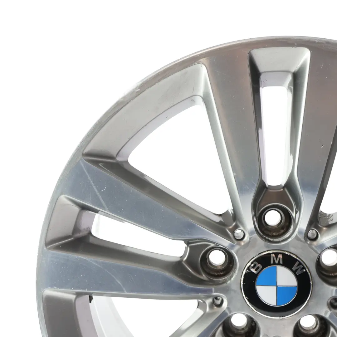 Alloy Rim 17" Ferric Grey Double Spoke 655 ET:43 7,5J to BMW F20 F21 F22 F23 Wheel with Part number 6866303 BMW F20 F21 F22 F23 Wheel Alloy Rim 17" Ferric Grey Double Spoke 655 ET:43 7,5J - SKU 6866303-4 - Part number 6866303